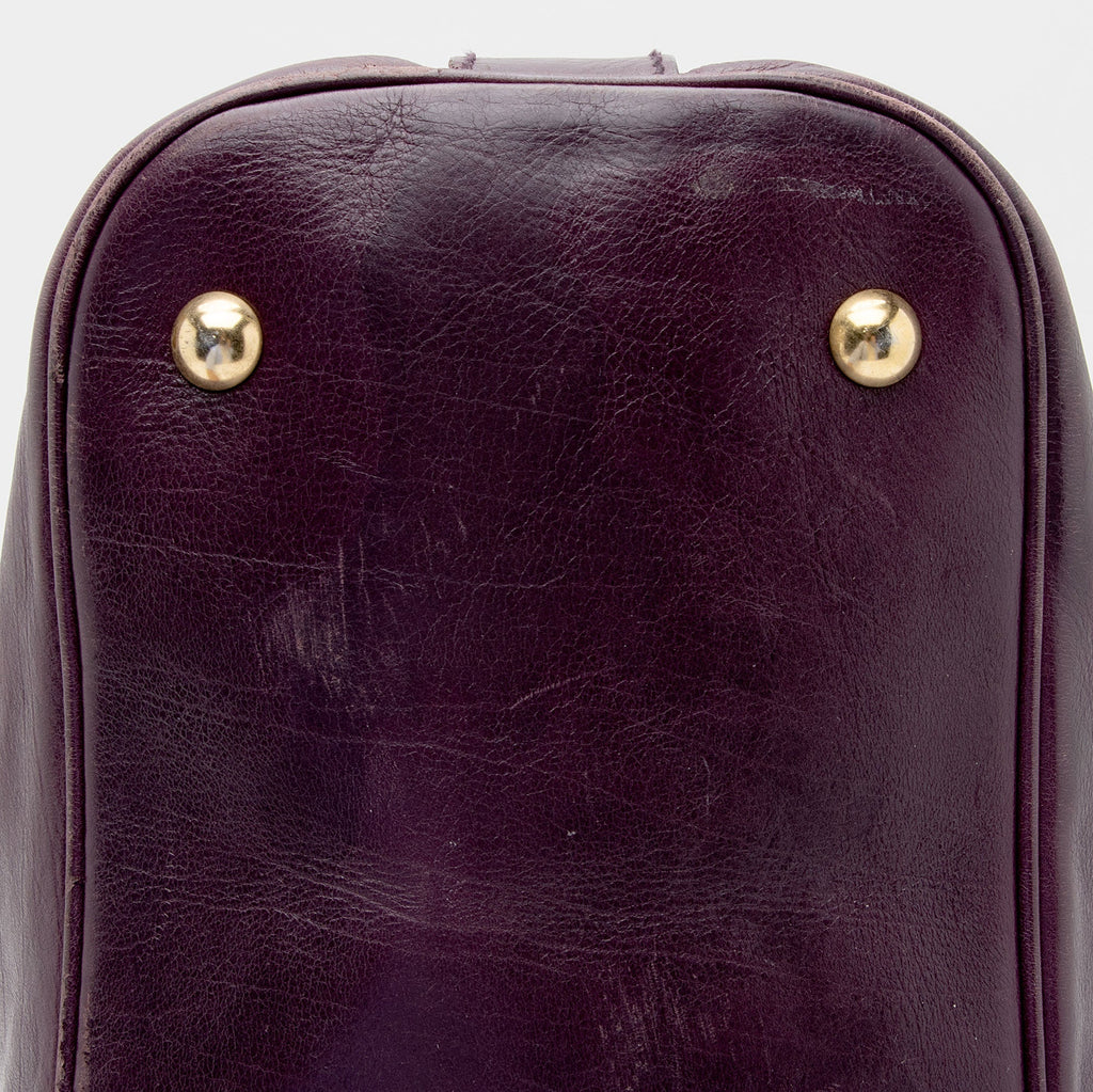 Saint Laurent Calfskin Muse Large Satchel (SHF-uHLQ3D)