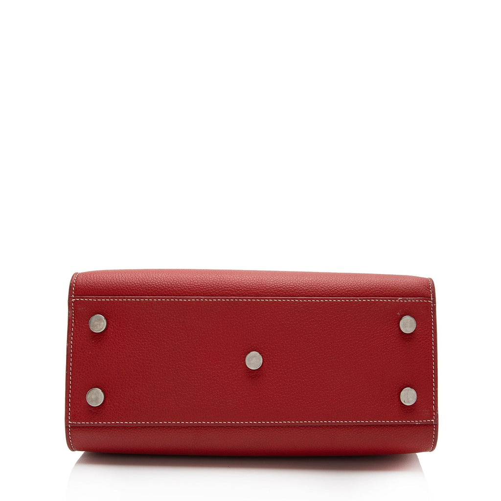 Saint Laurent Calfskin Sac De Jour Baby Tote (SHF-9fX2F7)