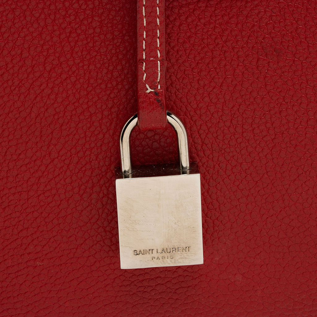 Saint Laurent Calfskin Sac De Jour Baby Tote (SHF-9fX2F7)