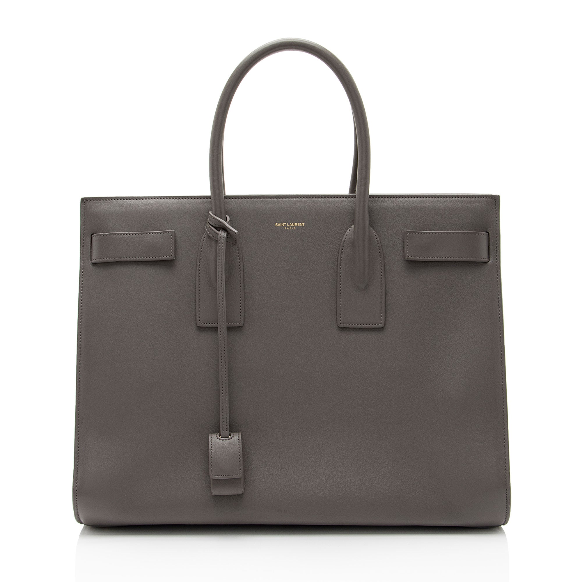 Saint Laurent Calfskin Sac De Jour Large Tote (SHF-yUc2G8)