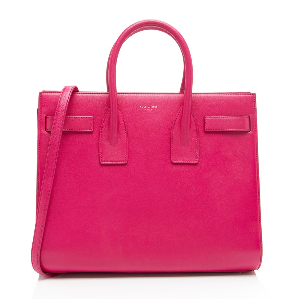 Saint Laurent Calfskin Sac De Jour Small Tote (SHF-YSSFMG)
