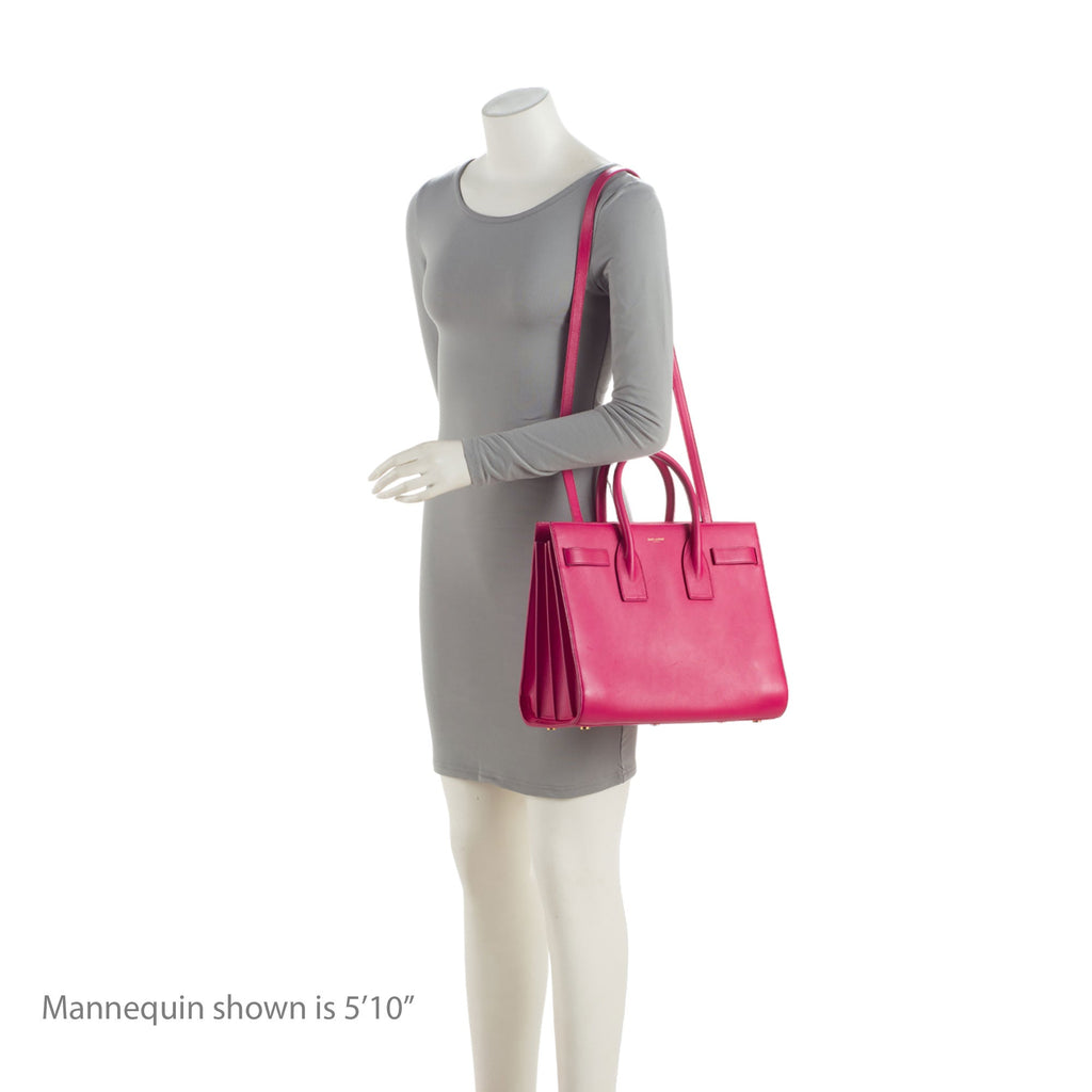 Saint Laurent Calfskin Sac De Jour Small Tote (SHF-YSSFMG)