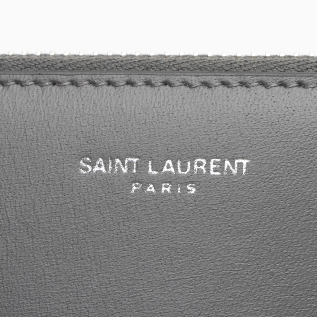 Saint Laurent Calfskin Small Zip Pouch (SHF-RISe7Z)