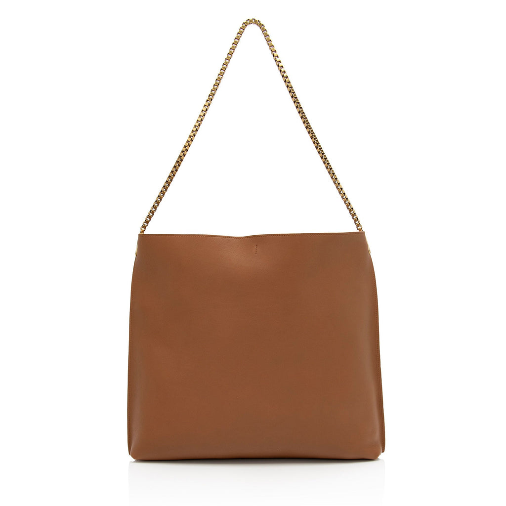 Saint Laurent Calfskin Suzanne Medium Hobo (SHF-SJ1WNu)