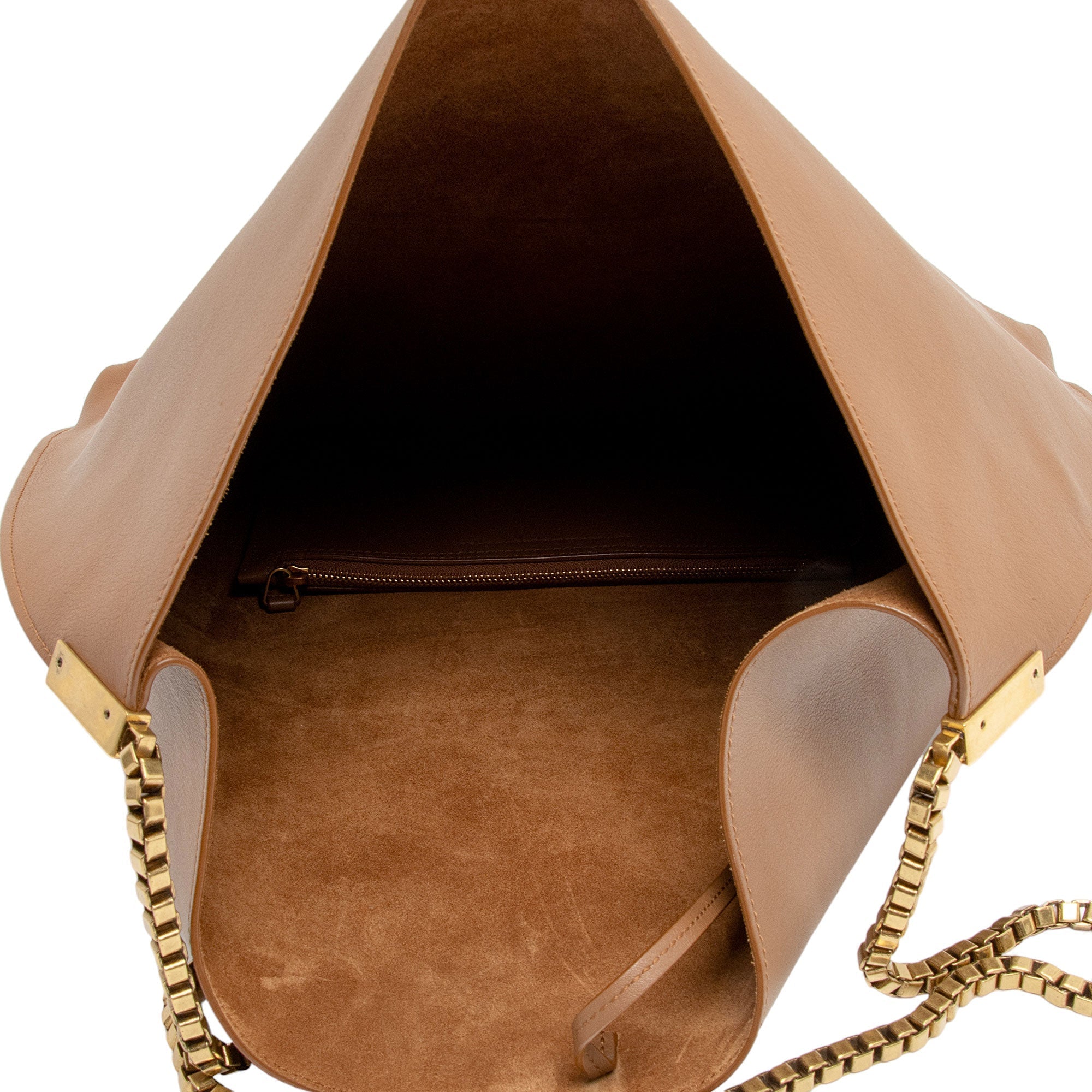 Saint Laurent Calfskin Suzanne Medium Hobo (SHF-SJ1WNu)