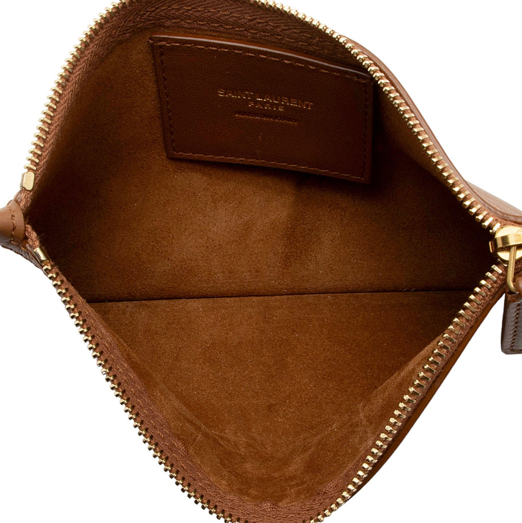 Saint Laurent Calfskin Suzanne Medium Hobo (SHF-SJ1WNu)