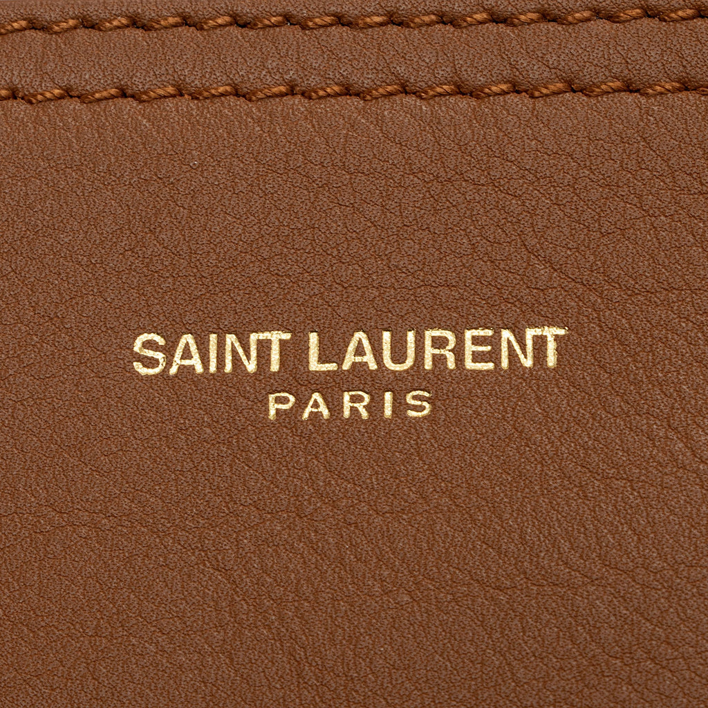 Saint Laurent Calfskin Suzanne Medium Hobo (SHF-SJ1WNu)