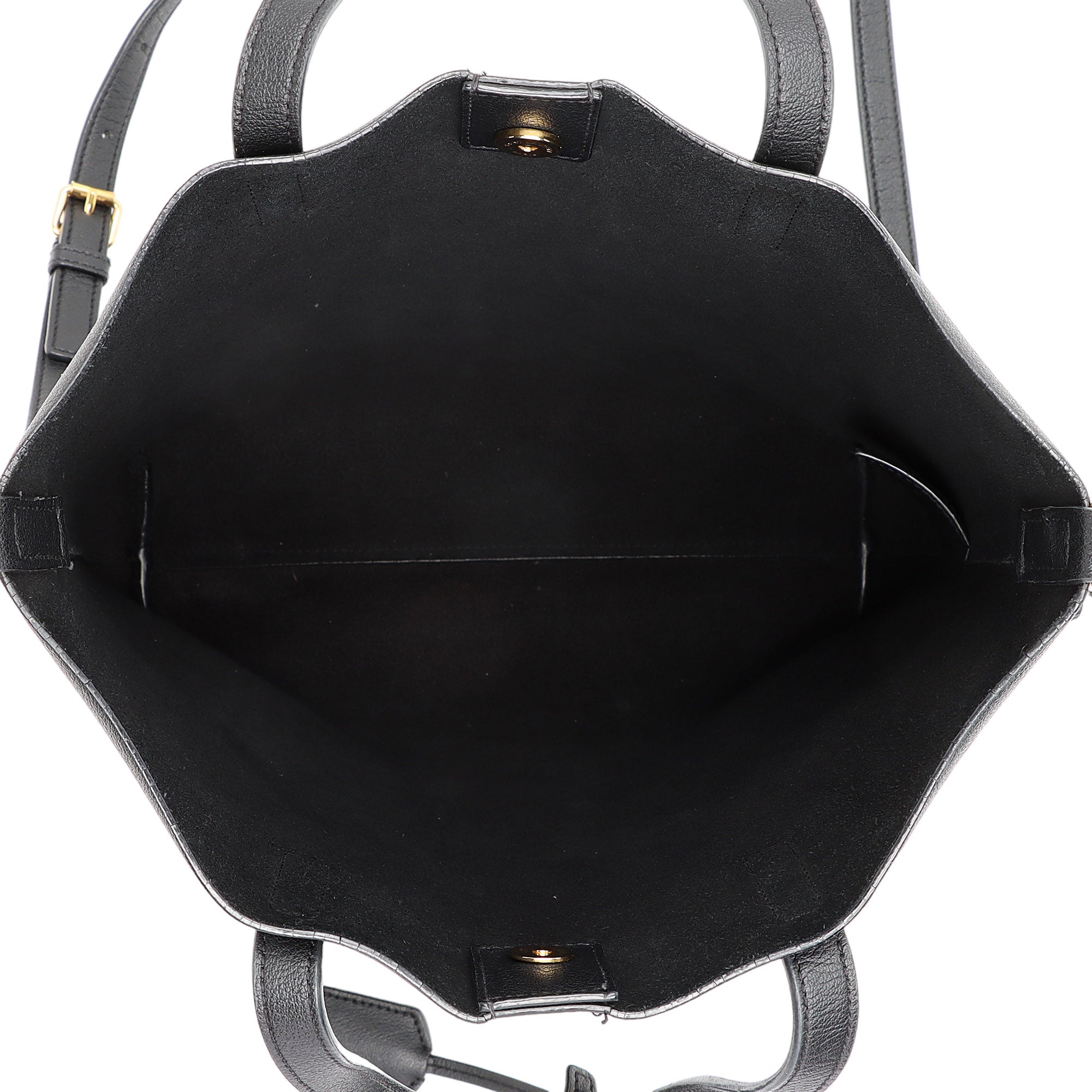 Saint Laurent Calfskin Toy Shopping Tote (SHF-KLo77l)