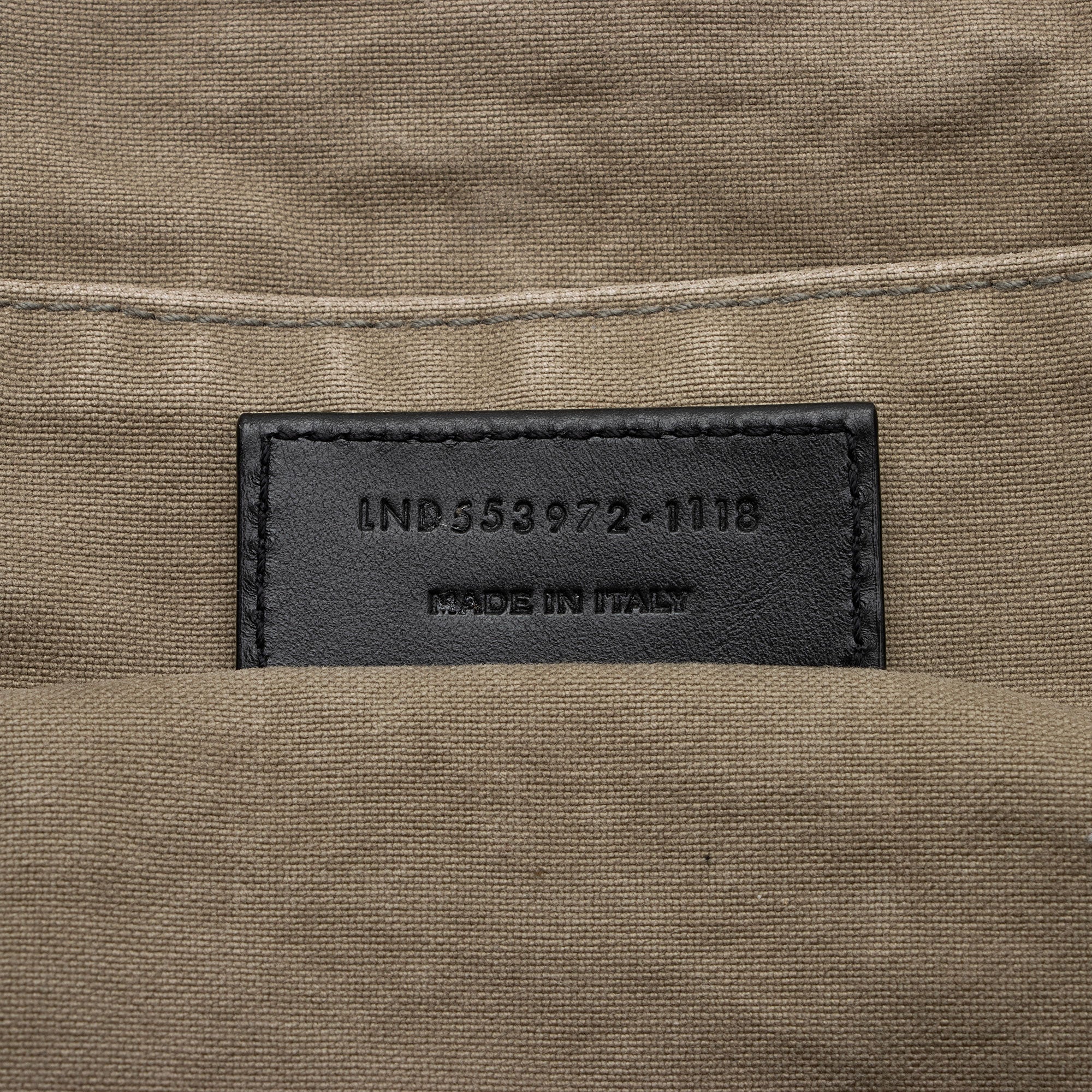 Saint Laurent Canvas Army Messenger Bag (SHF-tH8n4I)