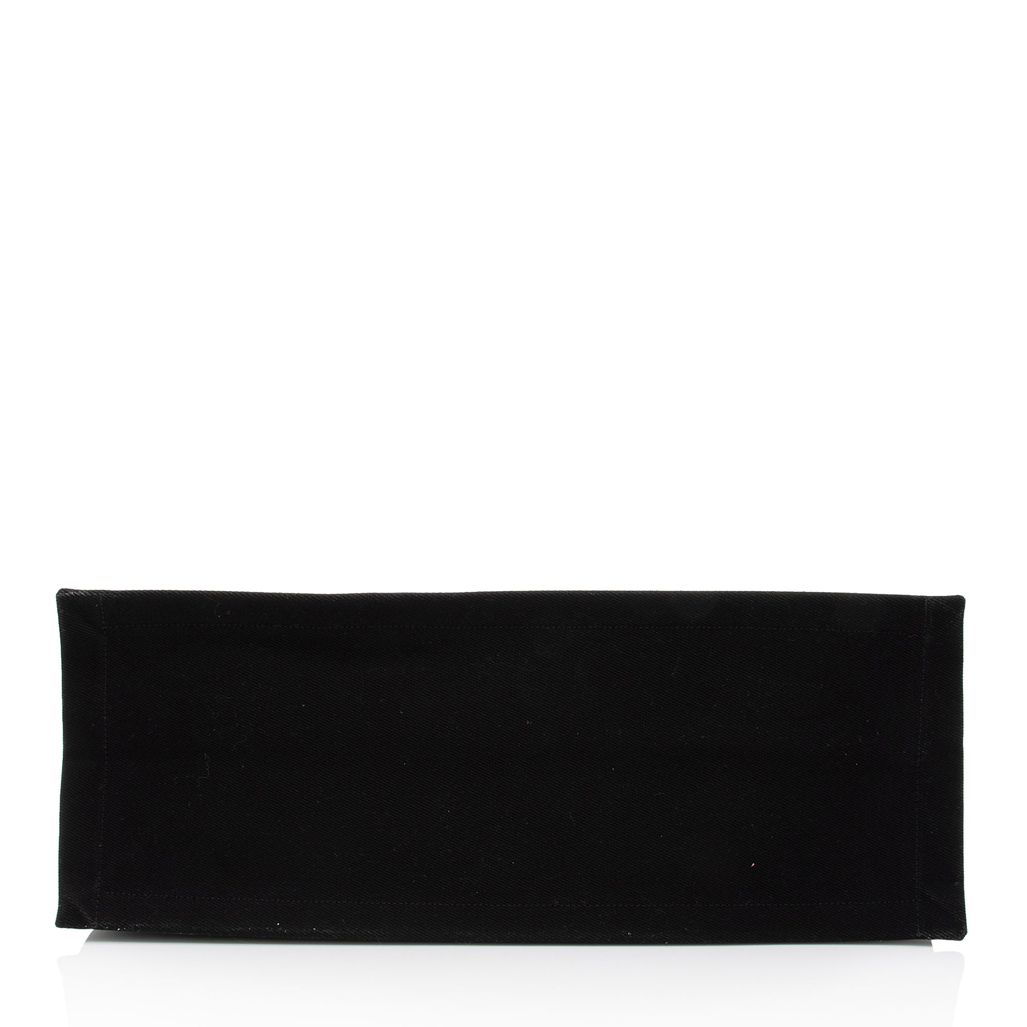 Saint Laurent Canvas Calfskin Rive Gauche Large Tote (SHF-PjHcZm)