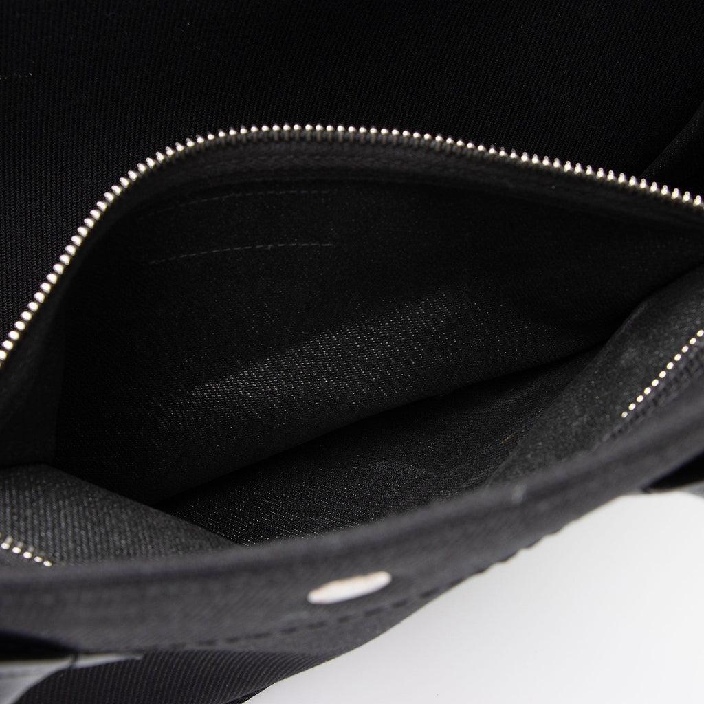 Saint Laurent Canvas Calfskin Rive Gauche Large Tote (SHF-PjHcZm)