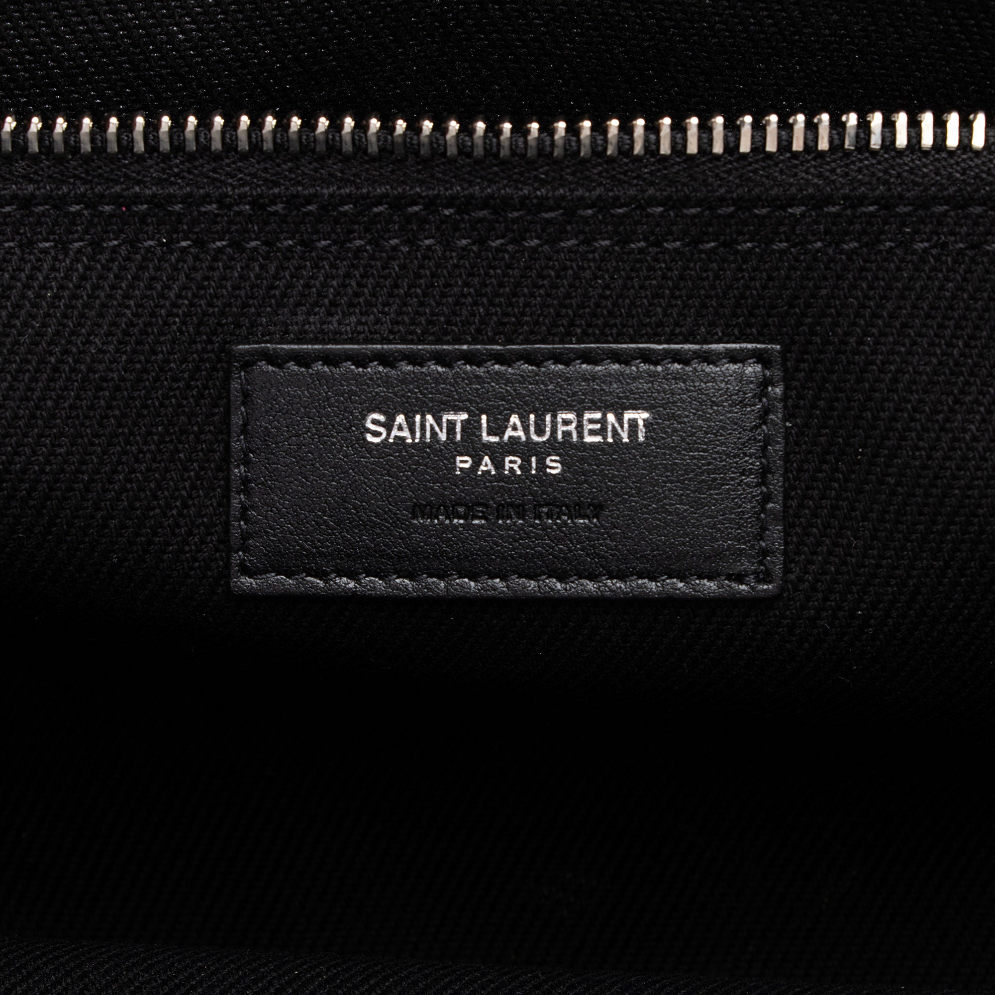 Saint Laurent Canvas Calfskin Rive Gauche Large Tote (SHF-PjHcZm)