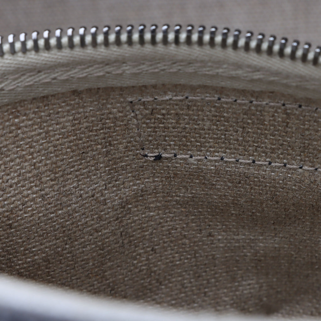 Saint Laurent Canvas Calfskin Rive Gauche Large Tote (SHF-Ti5Jyi)