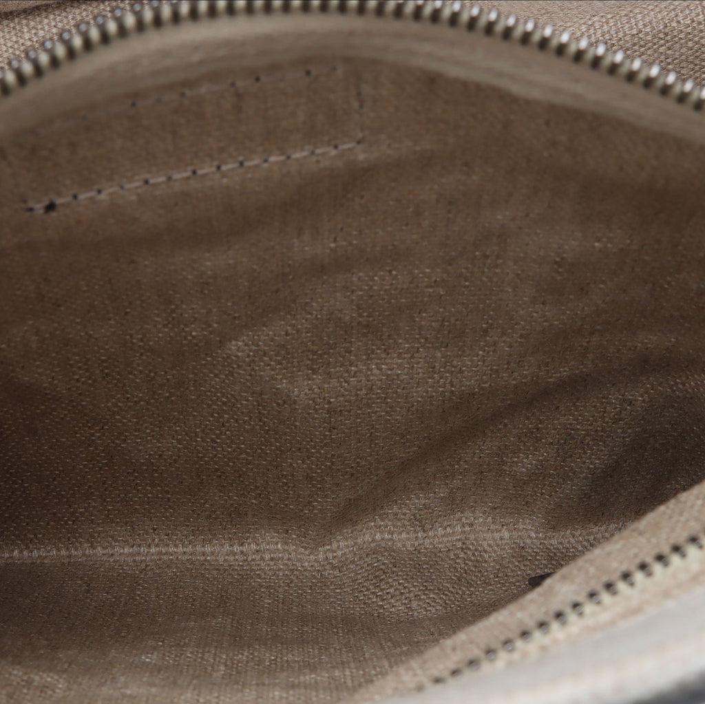 Saint Laurent Canvas Calfskin Rive Gauche Large Tote (SHF-Ti5Jyi)
