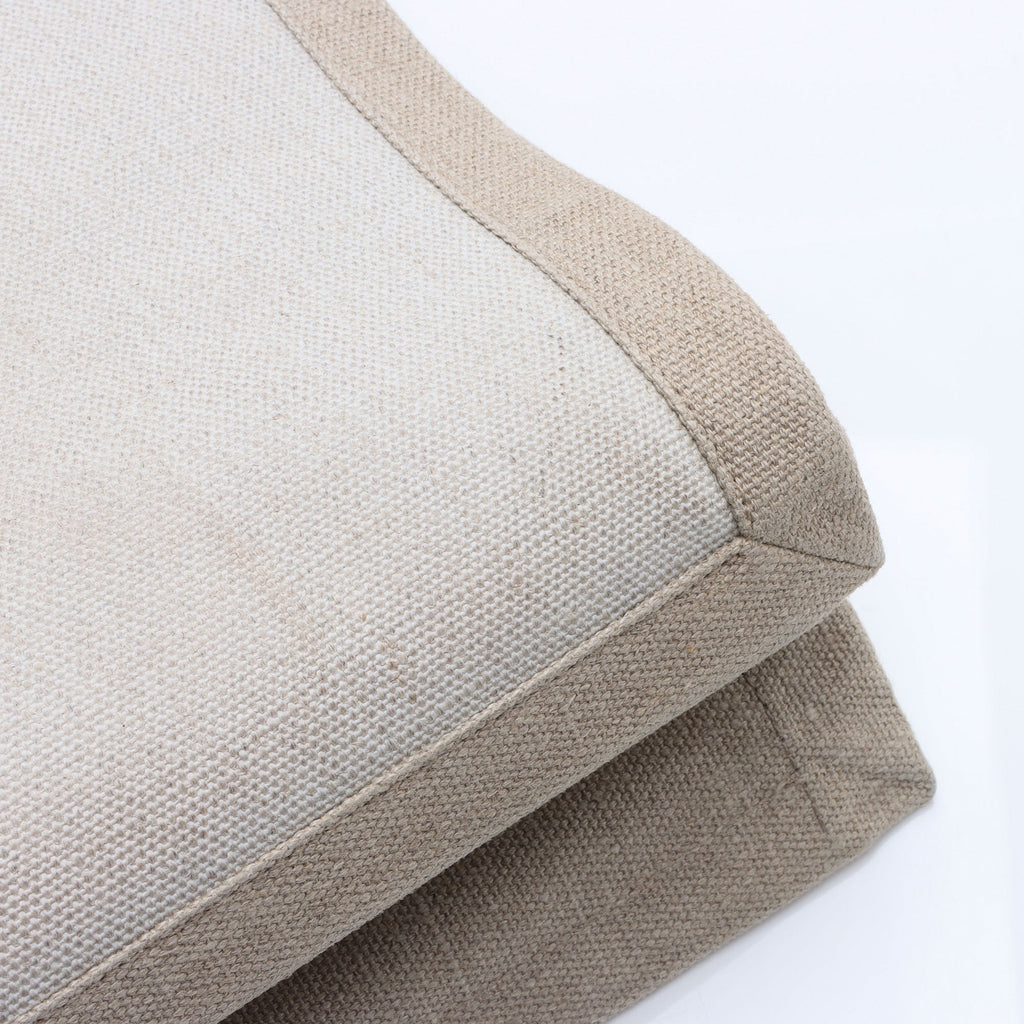Saint Laurent Canvas Calfskin Rive Gauche Large Tote (SHF-Ti5Jyi)