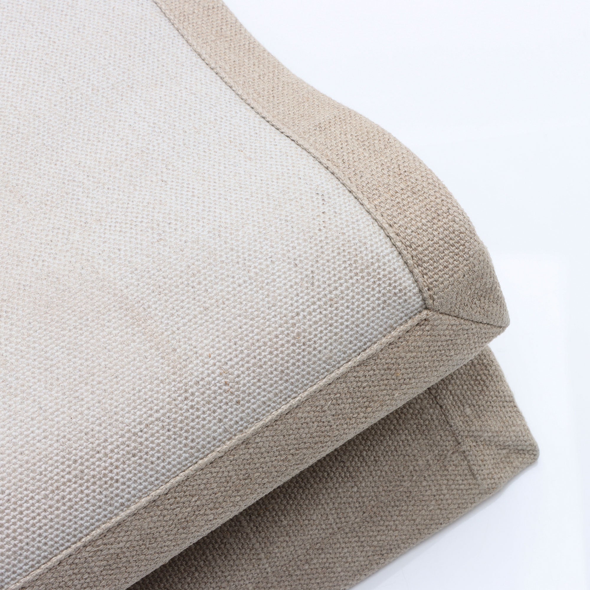 Saint Laurent Canvas Calfskin Rive Gauche Large Tote (SHF-Ti5Jyi)