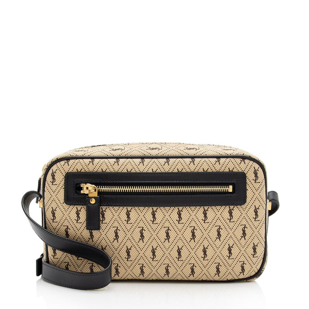 Saint Laurent Canvas Le Monogramme Camera Bag (SHF-eGoxn6)