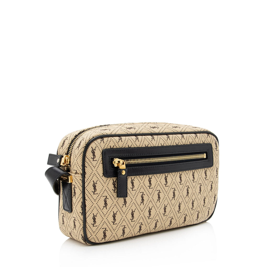 Saint Laurent Canvas Le Monogramme Camera Bag (SHF-eGoxn6)
