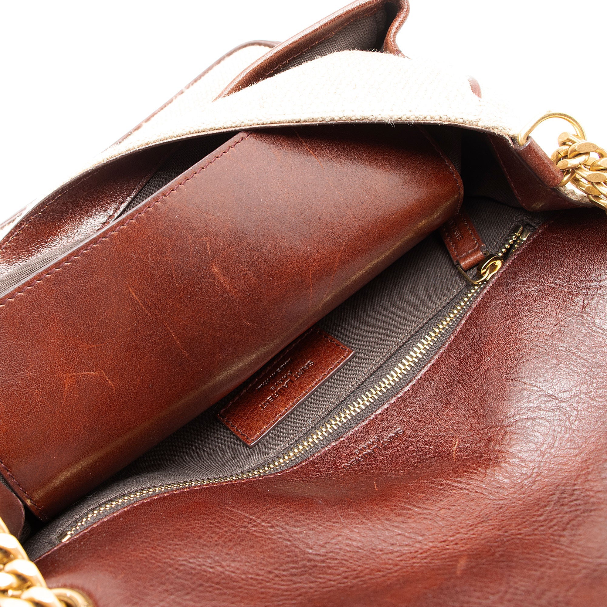 Saint Laurent Canvas Monogram Niki Medium Shoulder Bag (SHF-JdPwmb)