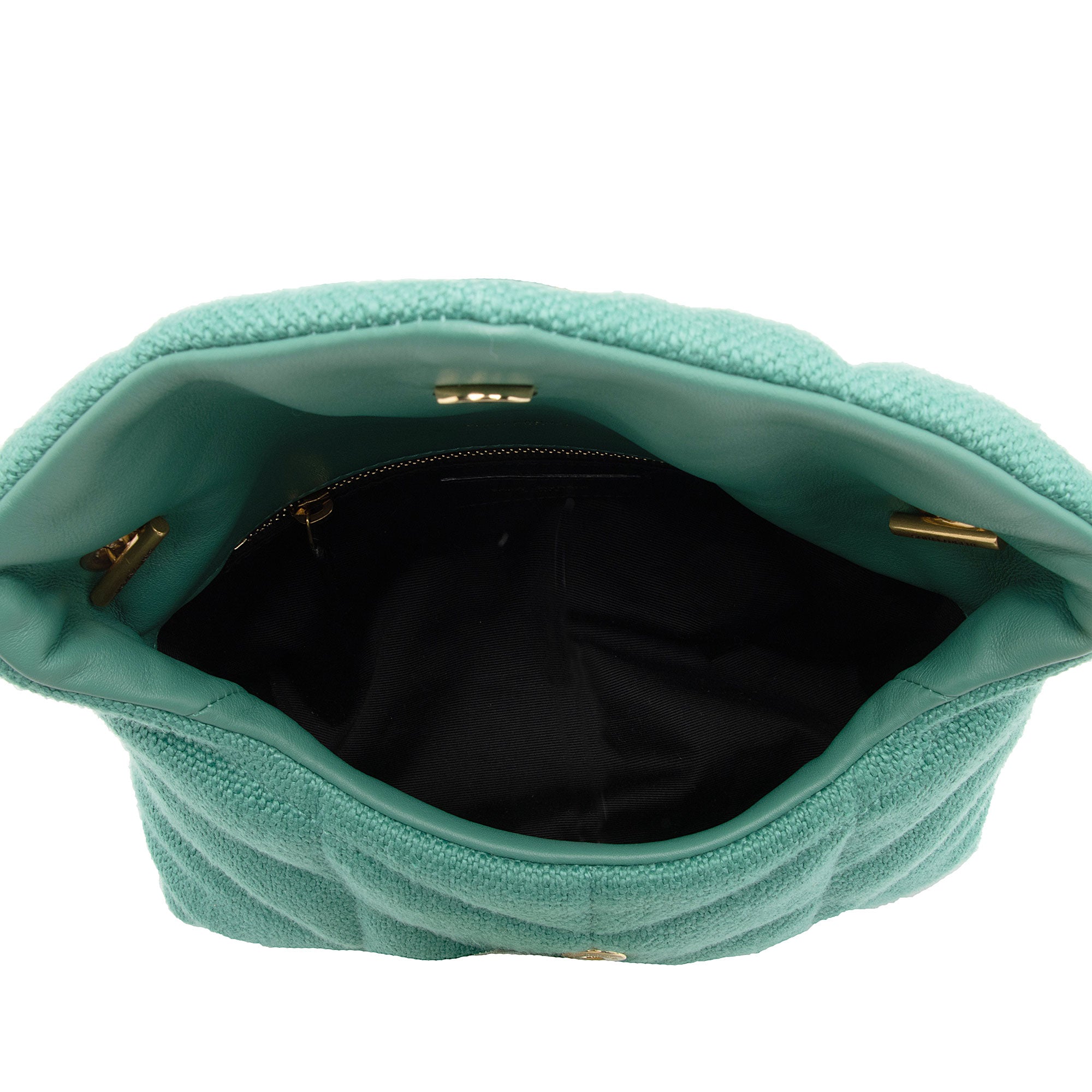 Saint Laurent Canvas Monogram Puffer LouLou Toy Shoulder Bag (SHF-mJ1fT5)