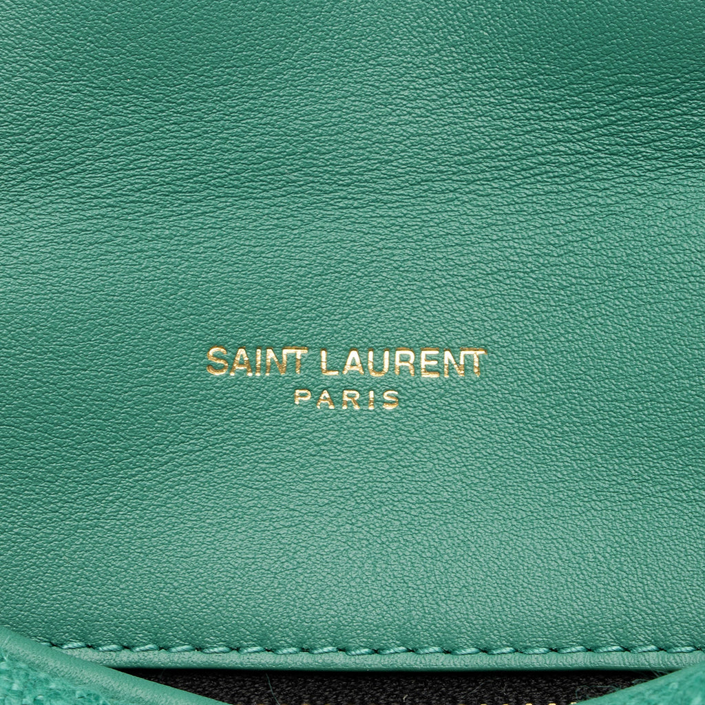 Saint Laurent Canvas Monogram Puffer LouLou Toy Shoulder Bag (SHF-mJ1fT5)
