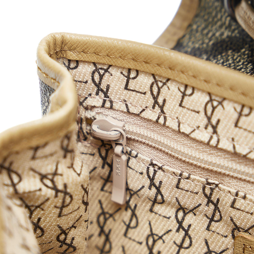 Saint Laurent Coated Canvas Crossbody Bag (SHG-UfBYdM)