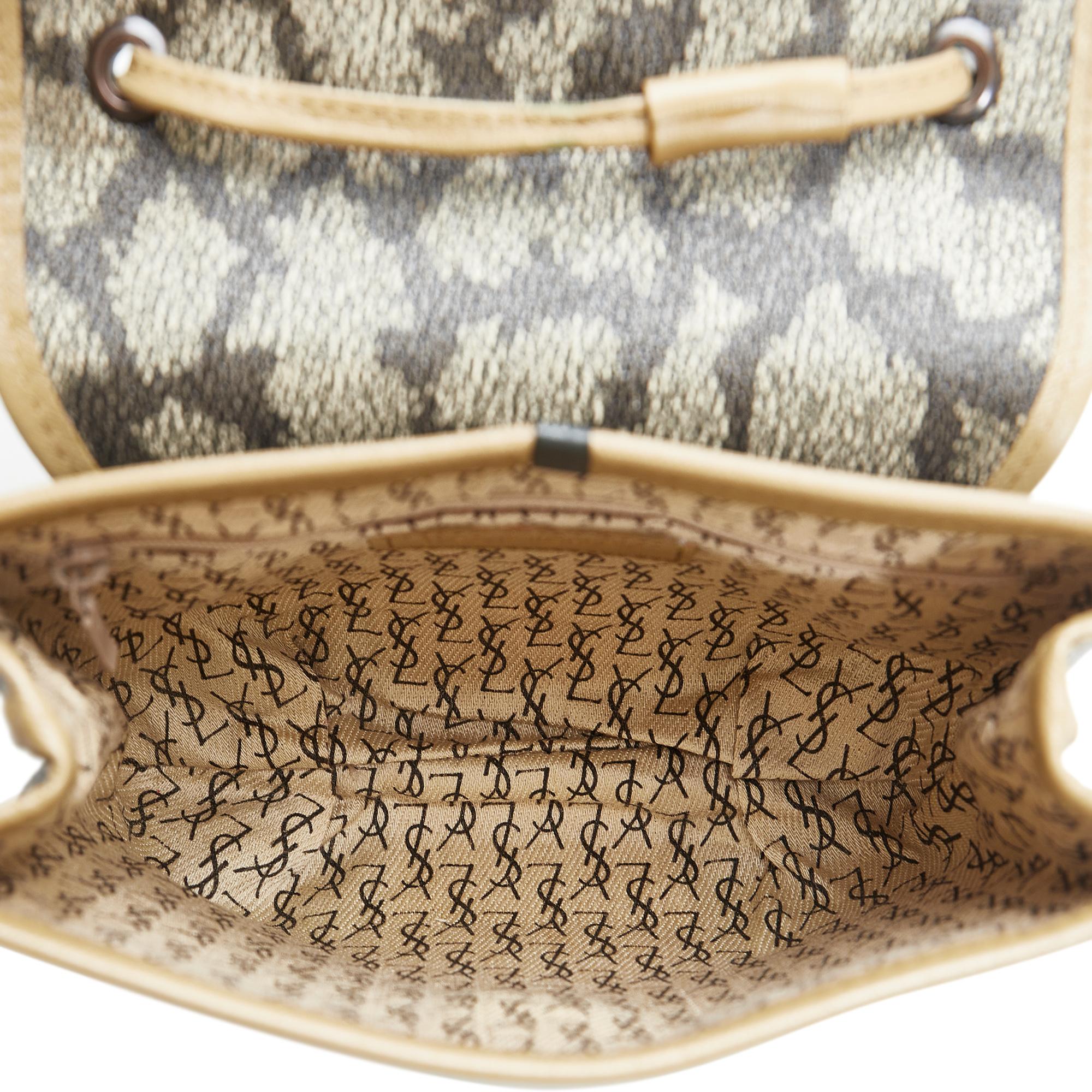Saint Laurent Coated Canvas Crossbody Bag (SHG-UfBYdM)