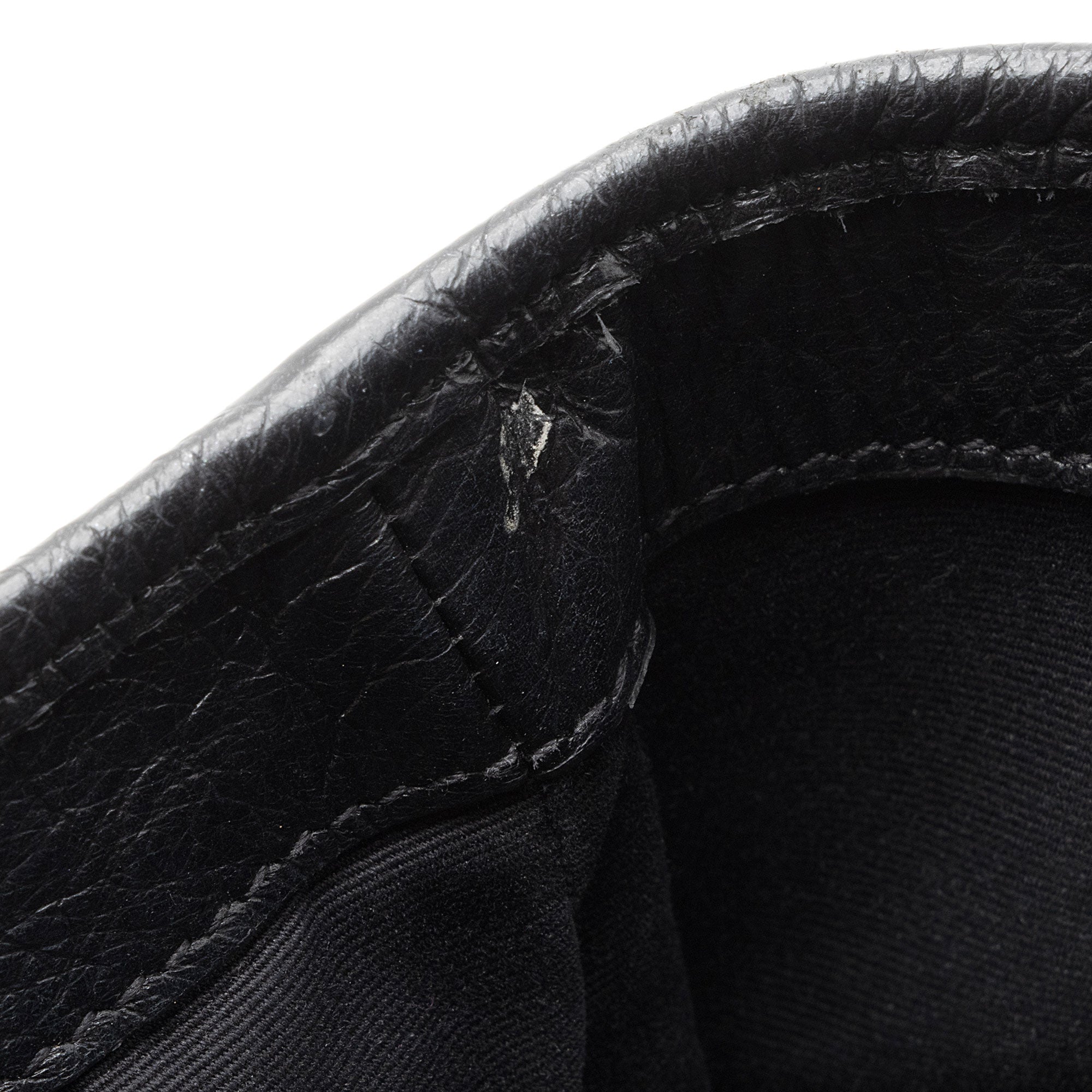 Saint Laurent Crinkled Calfskin Matte Black Monogram Niki Large Shoulder Bag (SHF-eFW25Q)