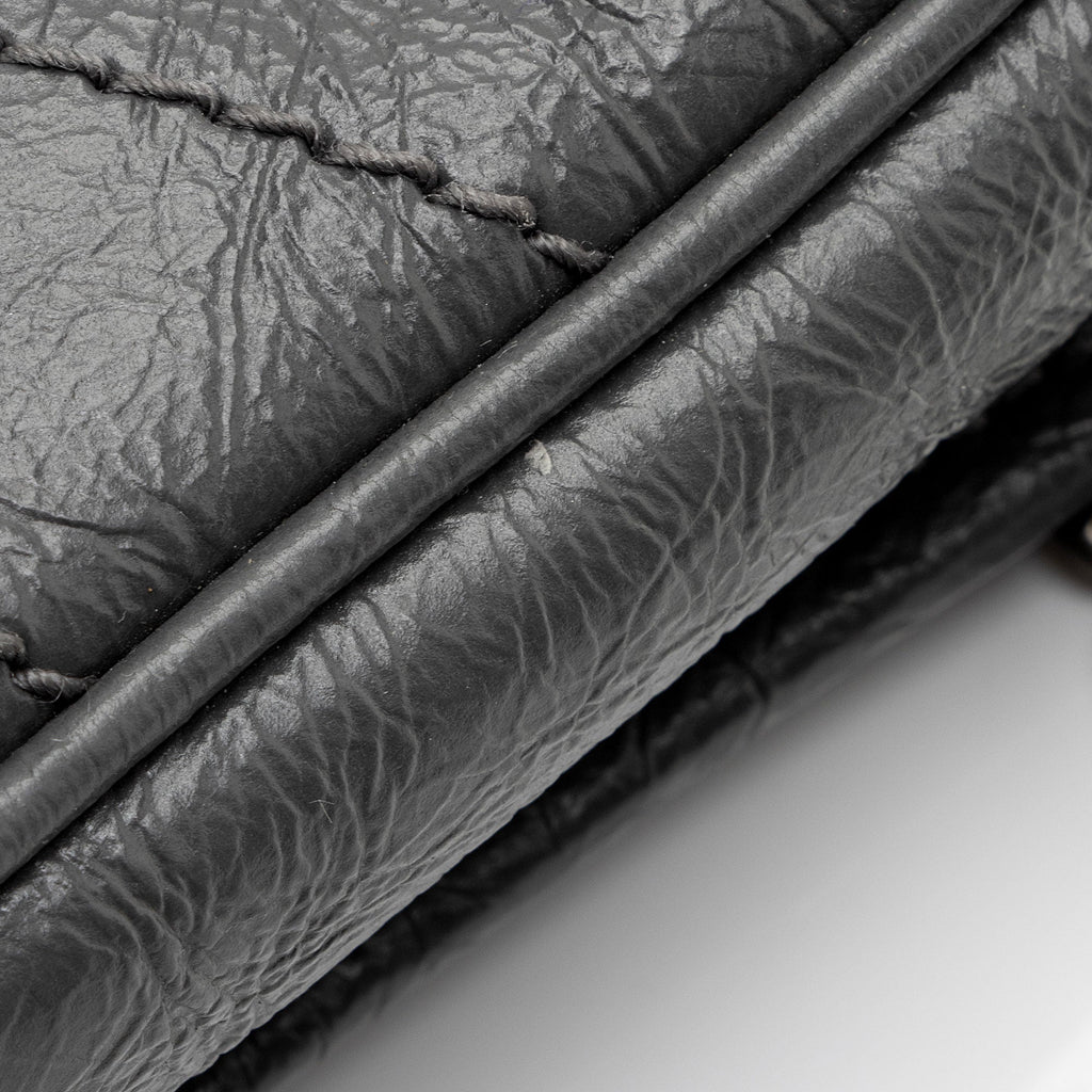 Saint Laurent Crinkled Calfskin Monogram Niki Chain Wallet (SHF-9O6DRW)