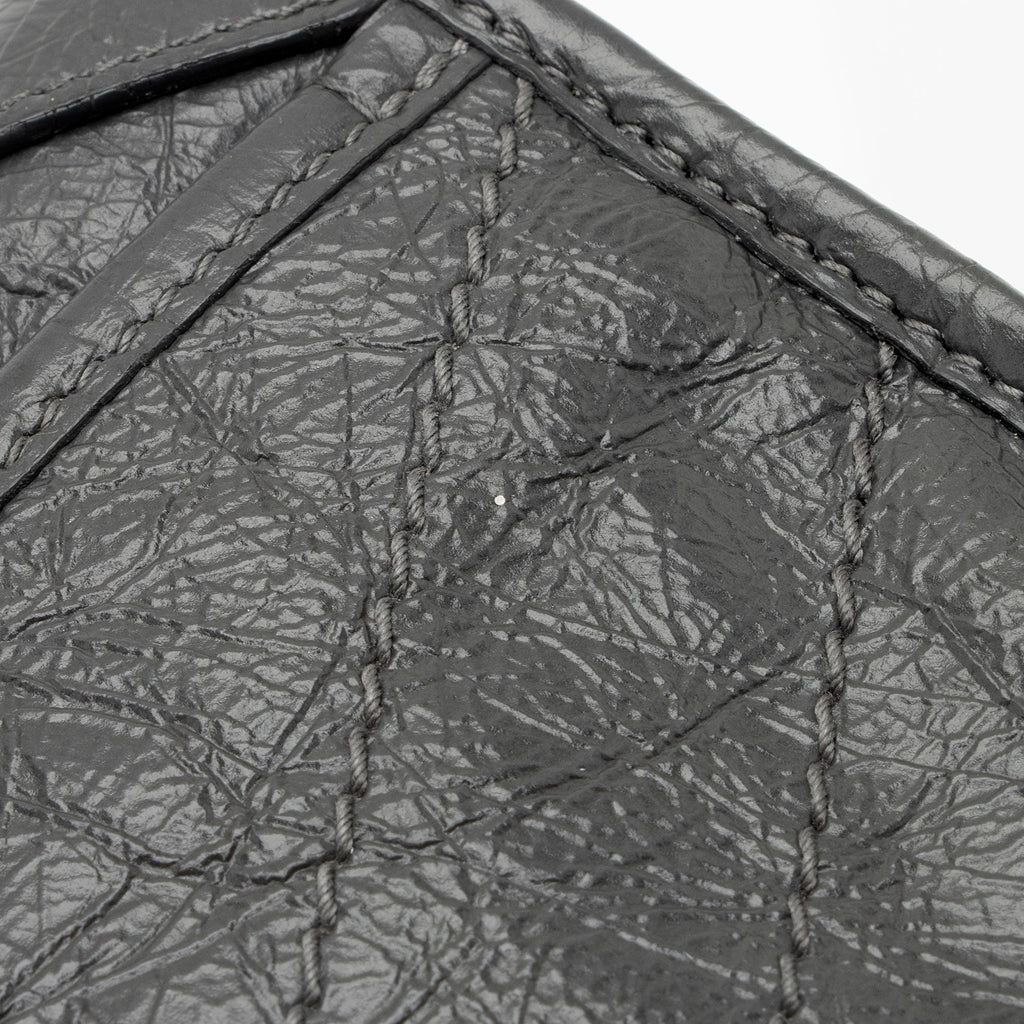 Saint Laurent Crinkled Calfskin Monogram Niki Chain Wallet (SHF-9O6DRW)