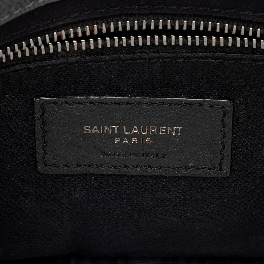 Saint Laurent Crinkled Calfskin Monogram Niki Chain Wallet (SHF-9O6DRW)