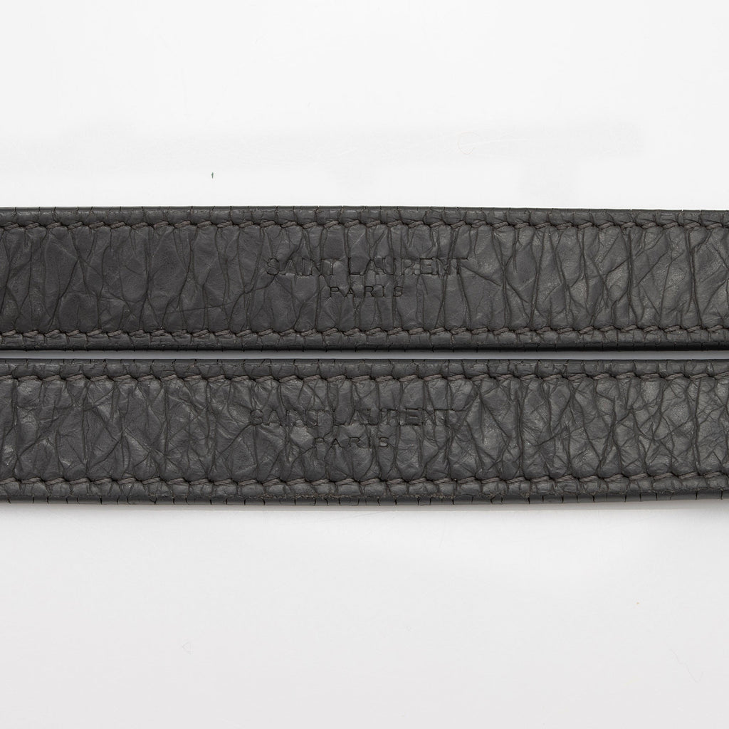 Saint Laurent Crinkled Calfskin Monogram Niki Medium Shoulder Bag (SHF-J4S3bV)