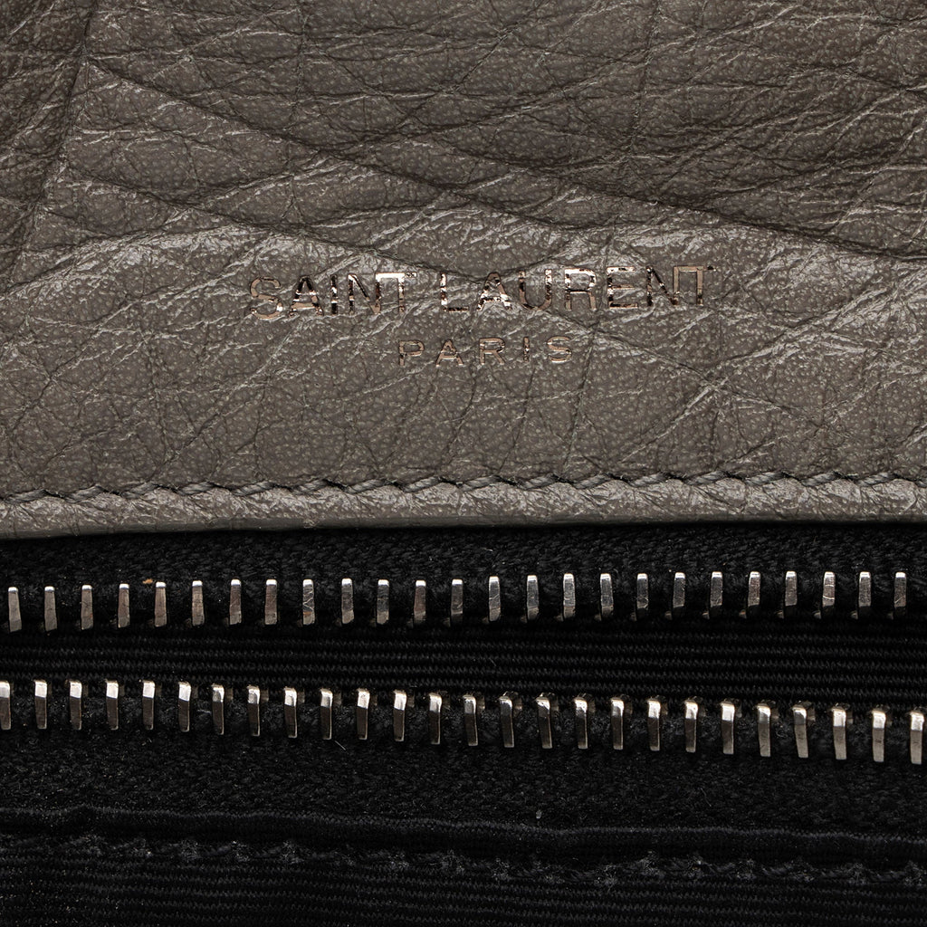 Saint Laurent Crinkled Calfskin Monogram Niki Medium Shoulder Bag (SHF-BbD05y)