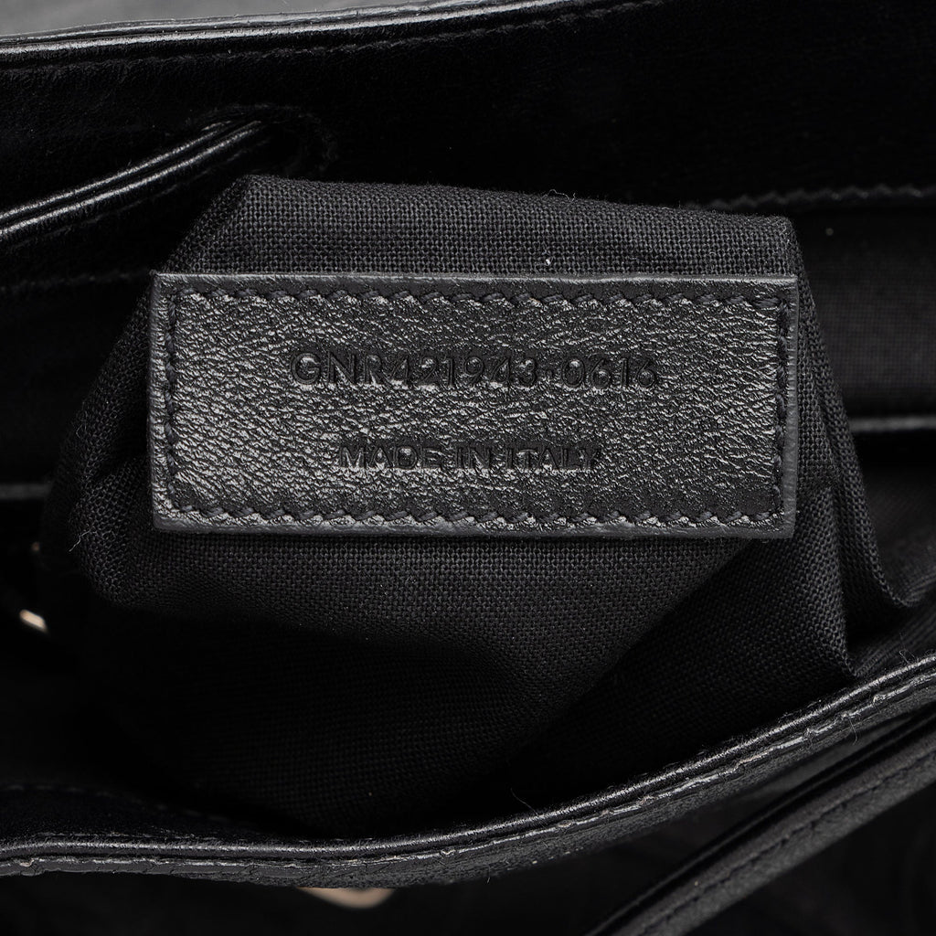 Saint Laurent Croc Embossed Lambskin Festival Backpack (SHF-8lf36x)