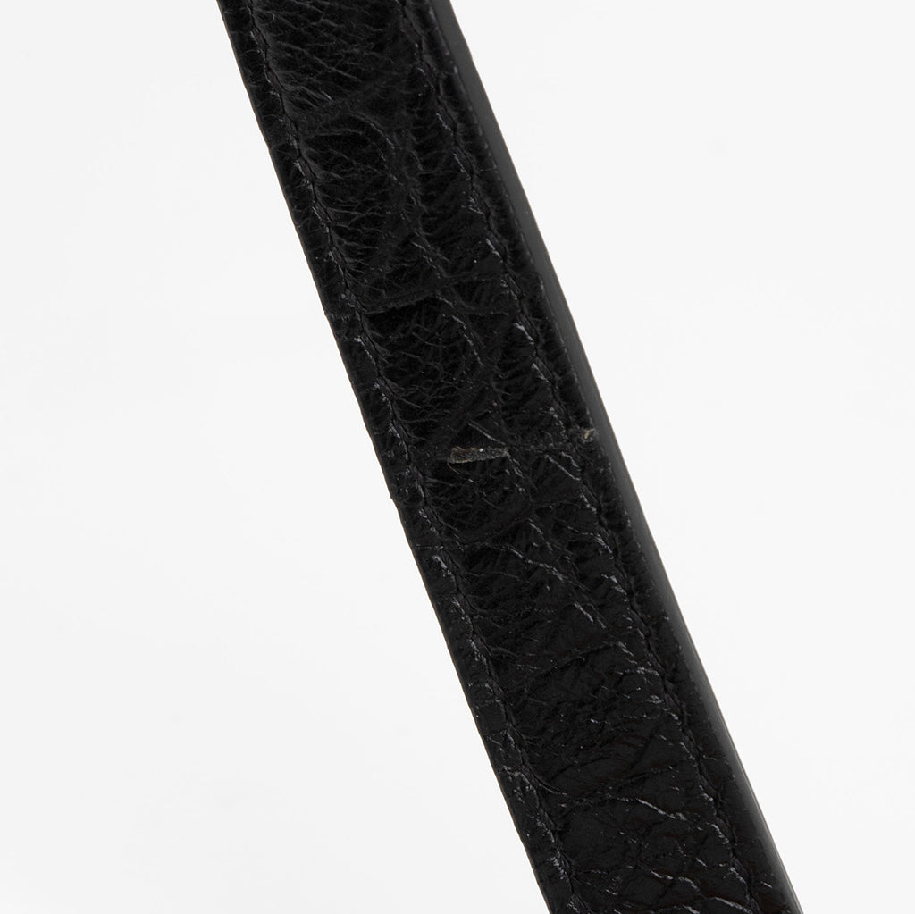 Saint Laurent Croc Embossed Leather Monogram Baby Cabas Tote (SHF-QBG3Zi)