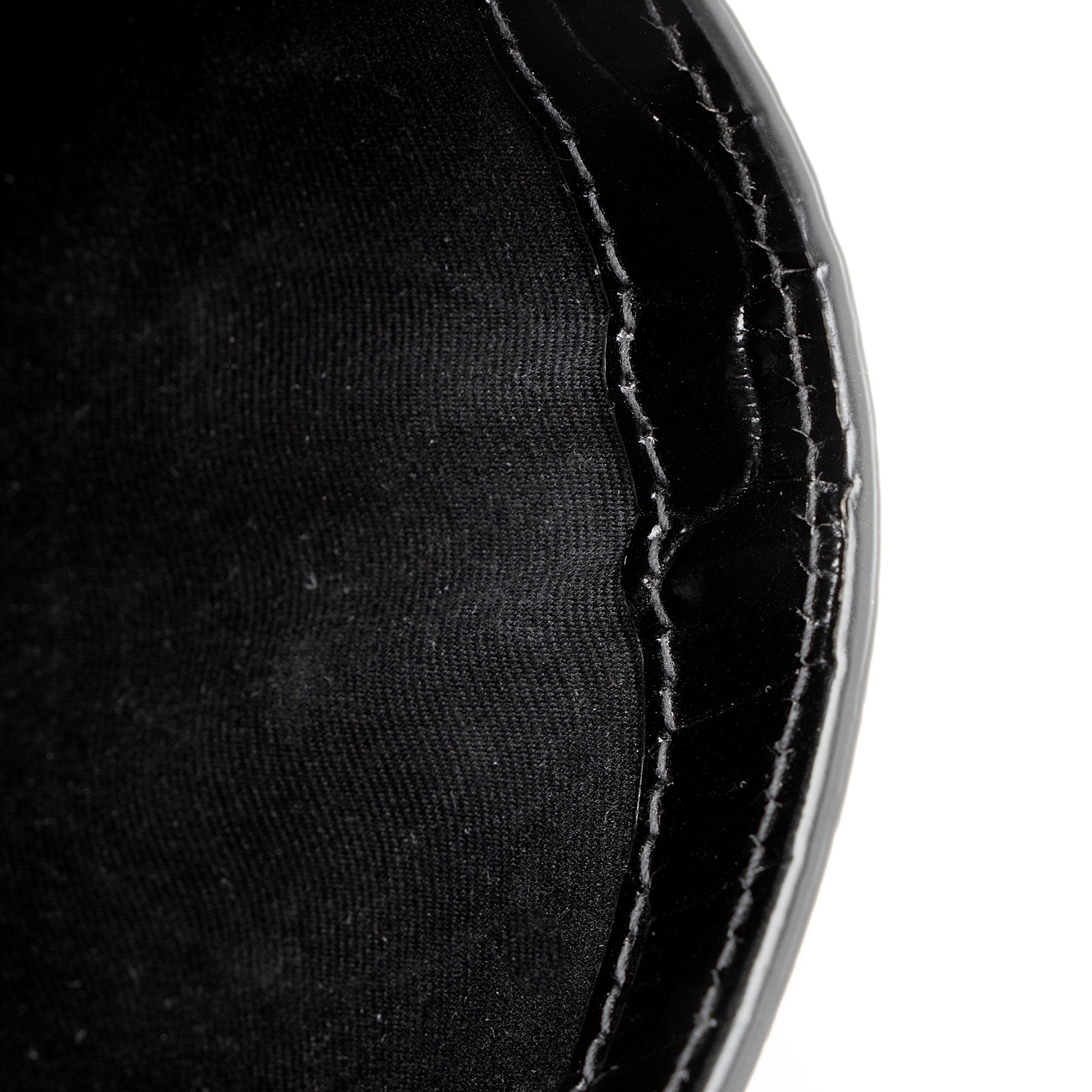 Saint Laurent Croc Embossed Leather Monogram Baby Uptown Clutch (SHF-ZduBsW)