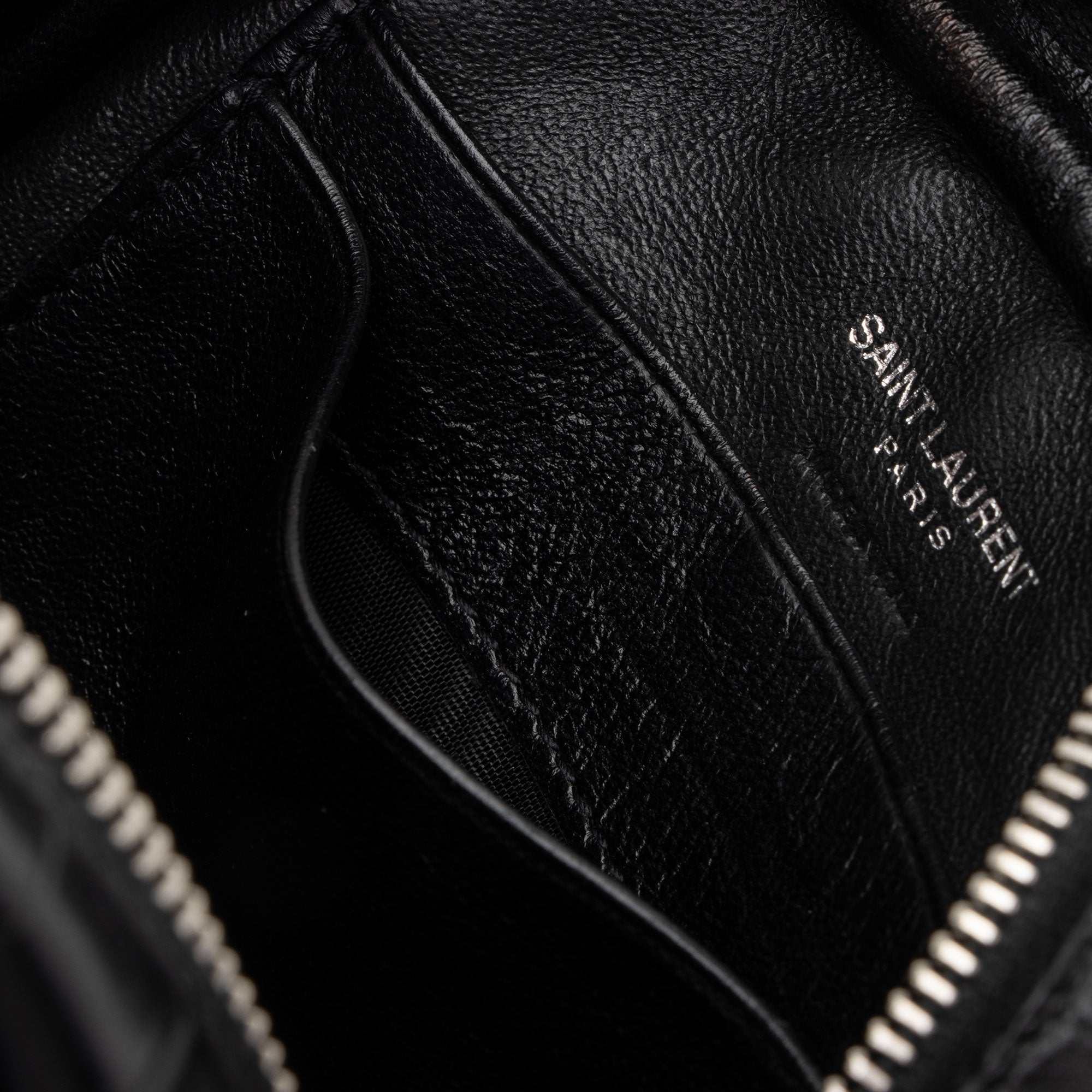 Saint Laurent Croc Embossed Leather Monogram Blogger Bag (SHF-XNnxZ2)