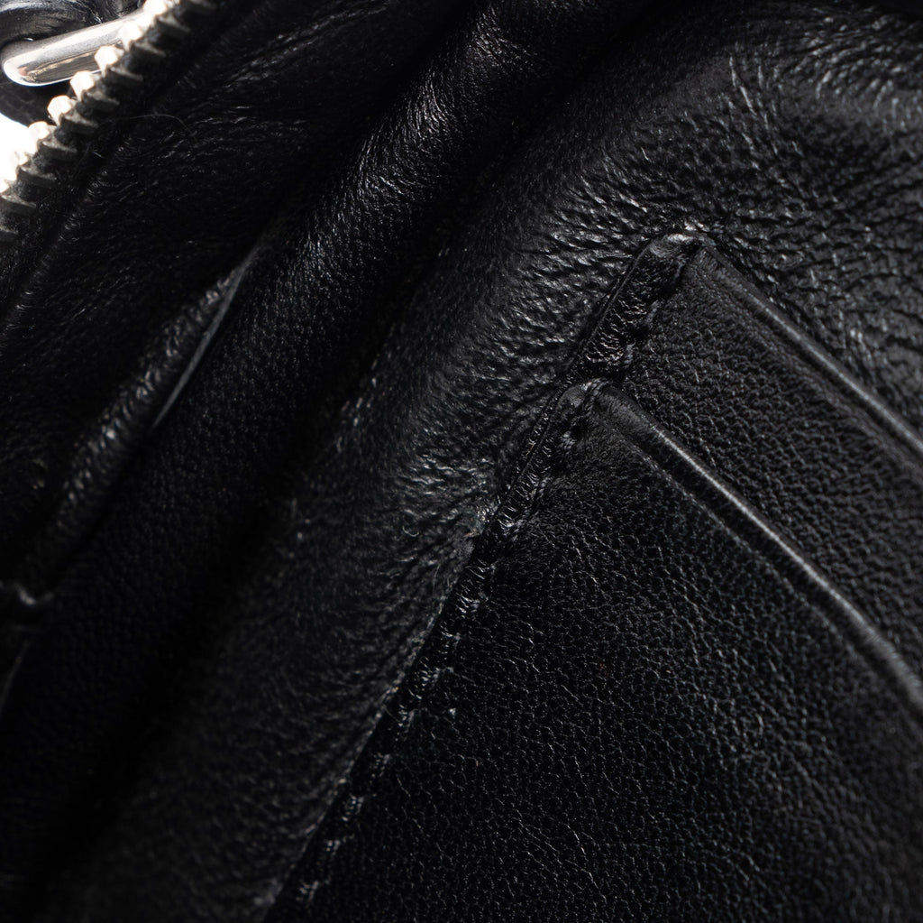 Saint Laurent Croc Embossed Leather Monogram Blogger Bag (SHF-XNnxZ2)