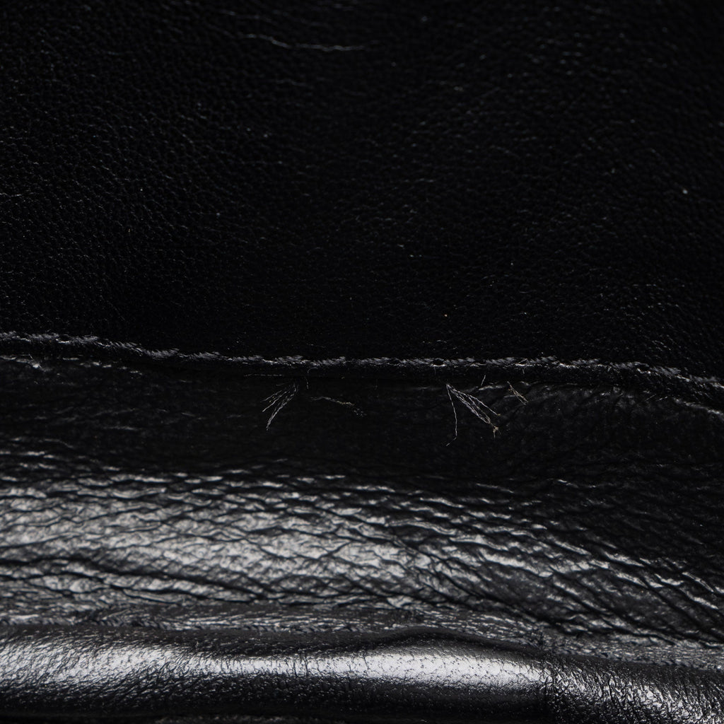 Saint Laurent Croc Embossed Leather Monogram Blogger Bag (SHF-XNnxZ2)
