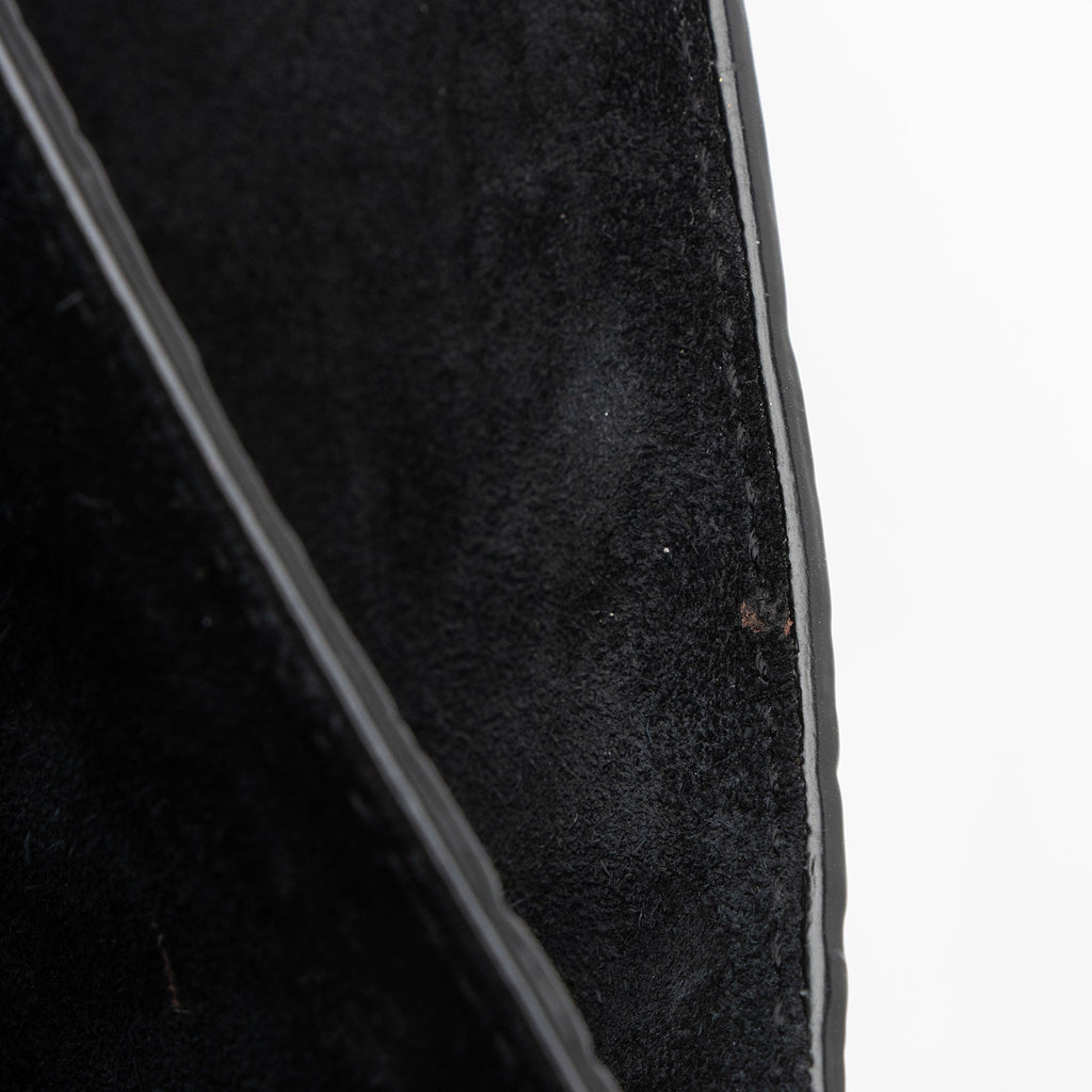 Saint Laurent Croc Embossed Leather Monogram Sunset Medium Shoulder Bag (SHF-LCdXkt)