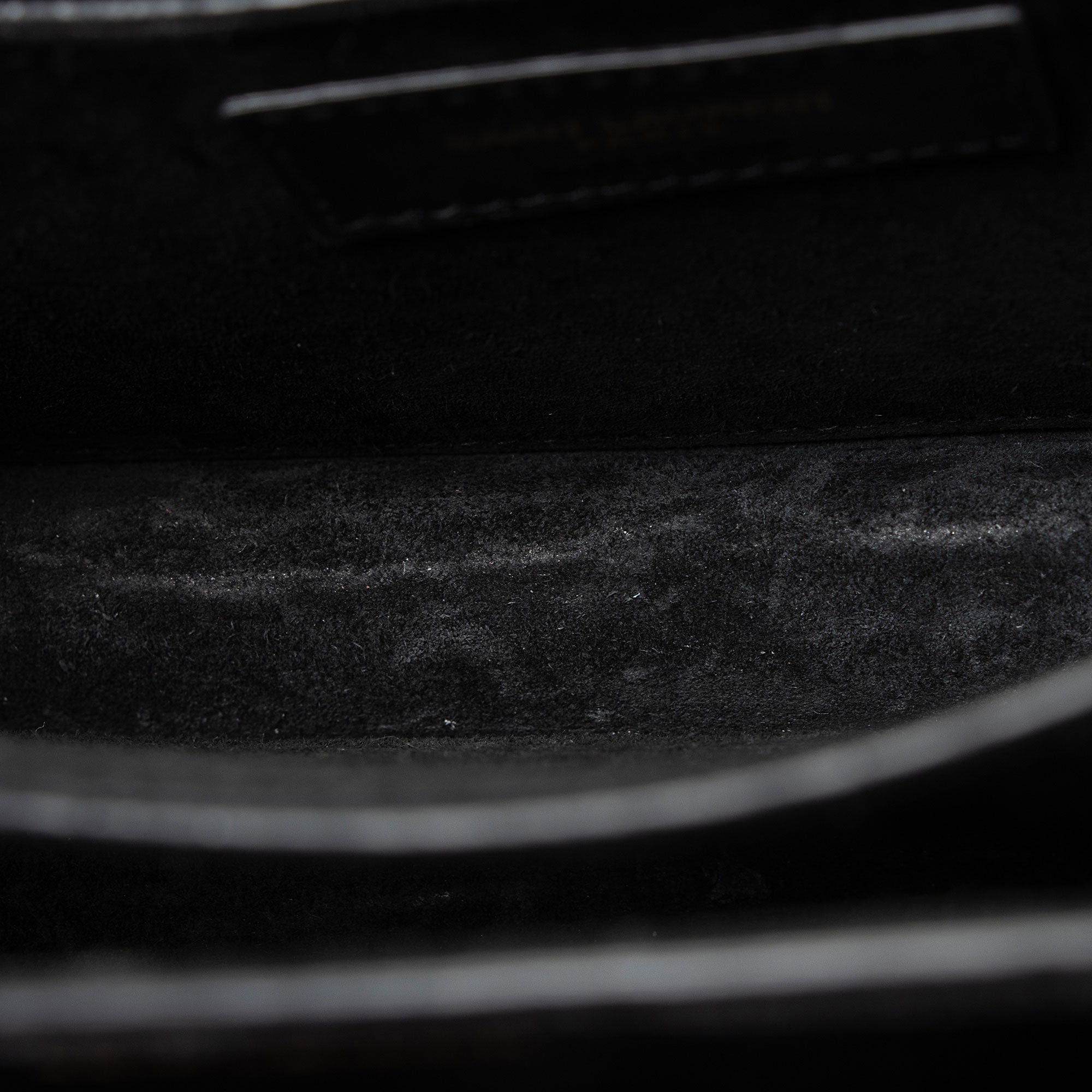 Saint Laurent Croc Embossed Leather Monogram Sunset Medium Shoulder Bag (SHF-otiVDf)