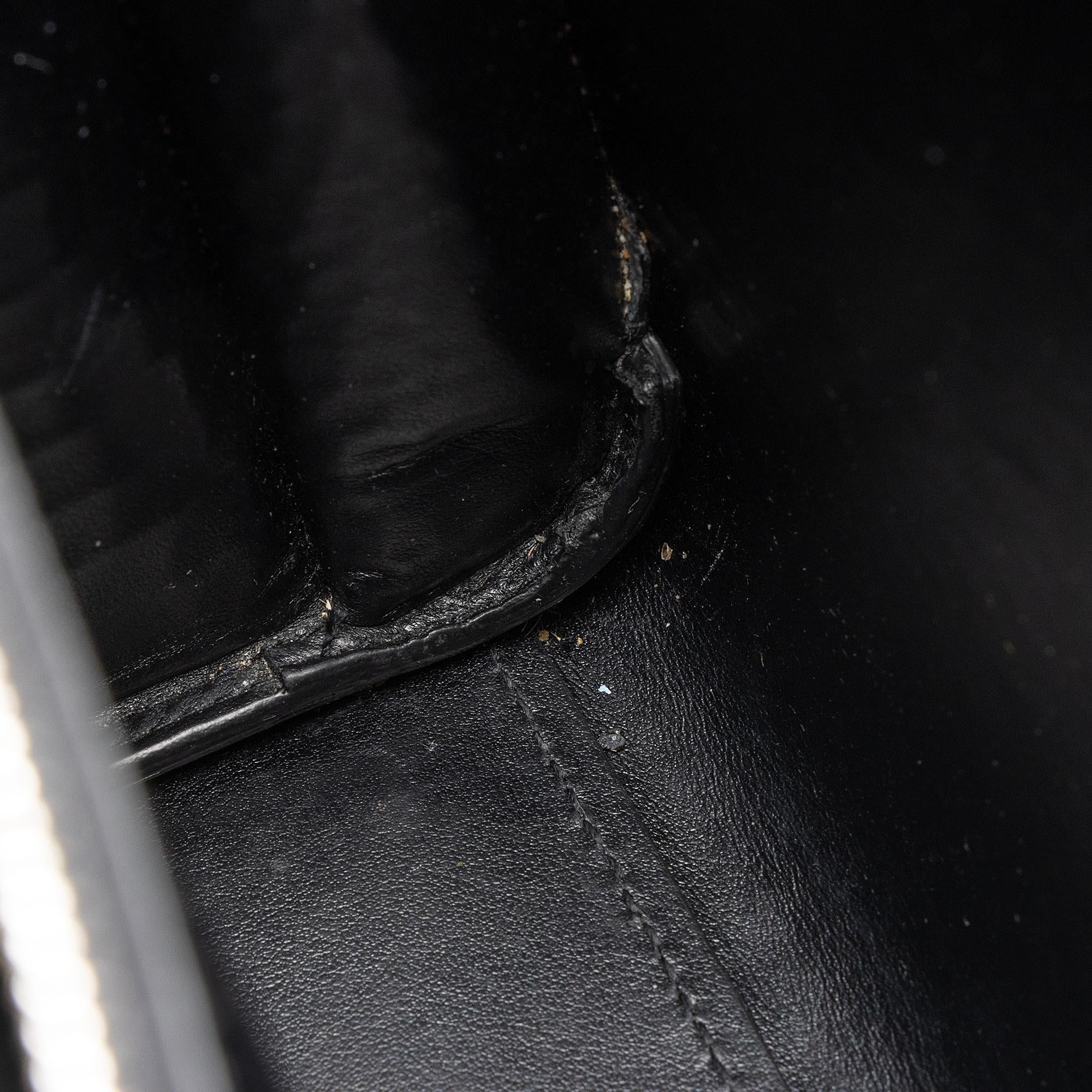 Saint Laurent Croc Embossed Leather Sac De Jour Small Tote (SHF-Cqj90b)