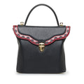 Saint Laurent Diamond Cut Leather Satchel (SHG-0dQrEq)