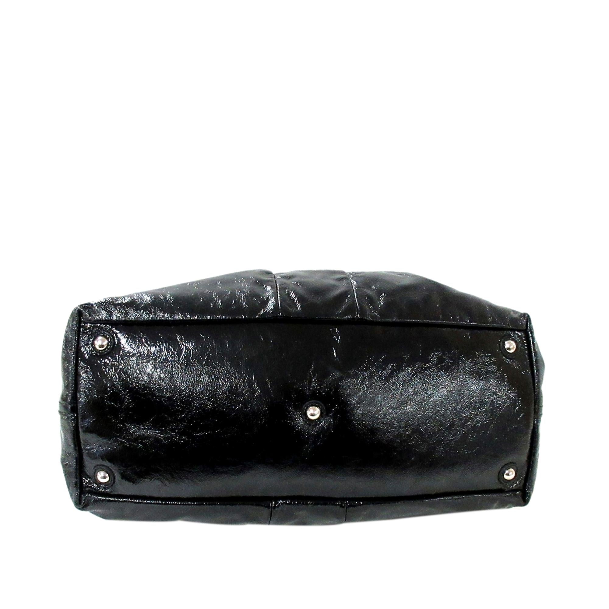 Saint Laurent Easy Y Patent Leather Tote Bag (SHG-eHWUqS)
