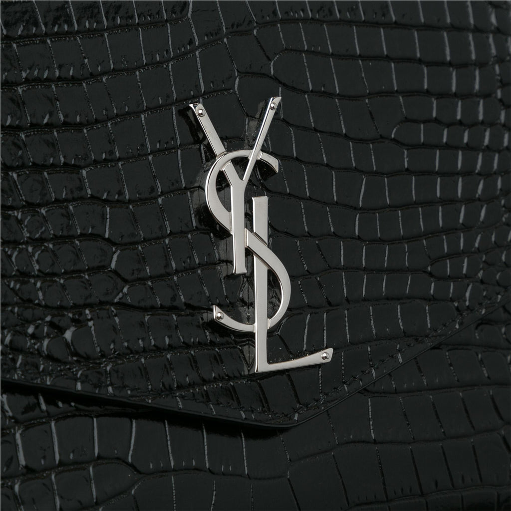 Saint Laurent Embossed Uptown Crossbody Bag (SHG-NoRFgd)