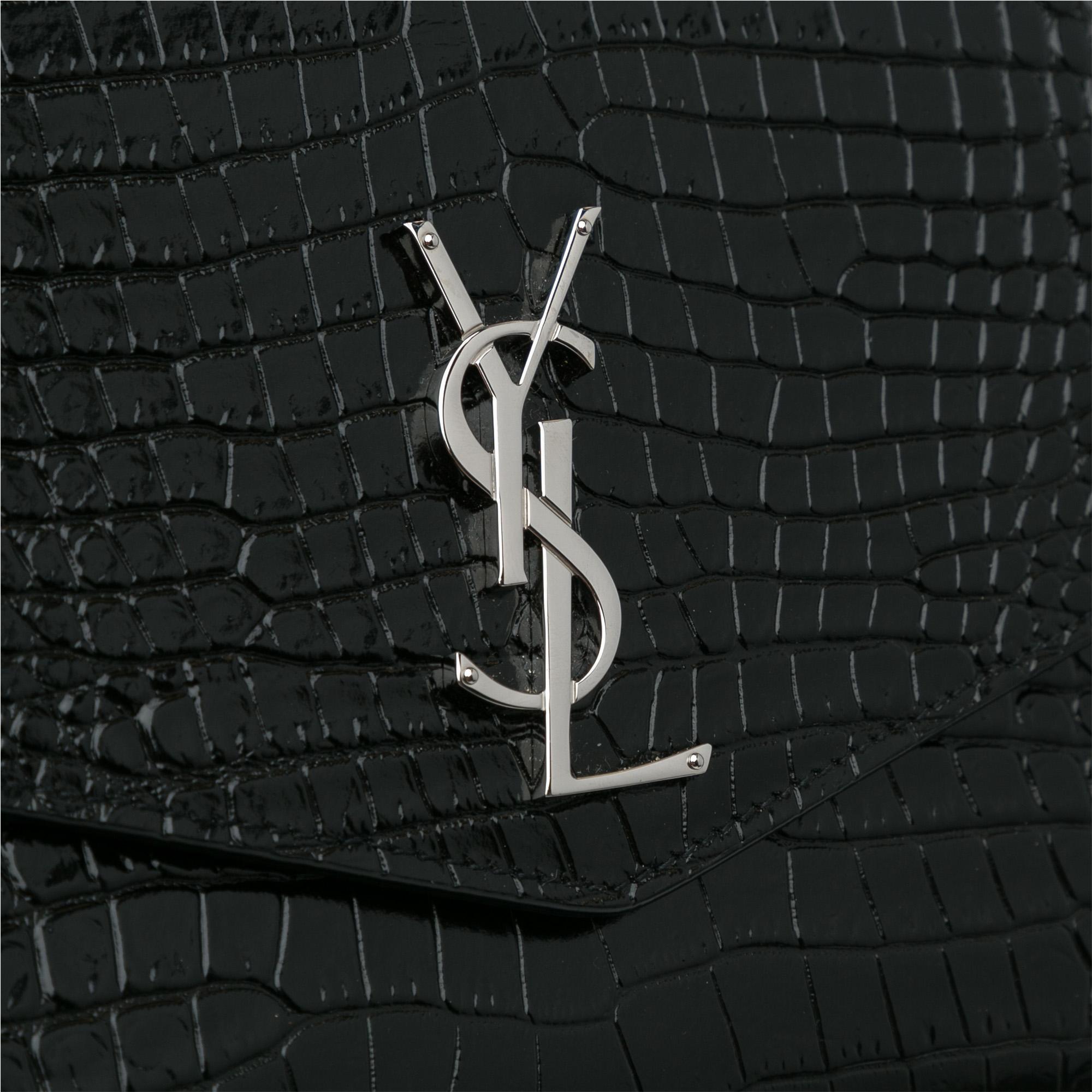 Saint Laurent Embossed Uptown Crossbody Bag (SHG-NoRFgd)