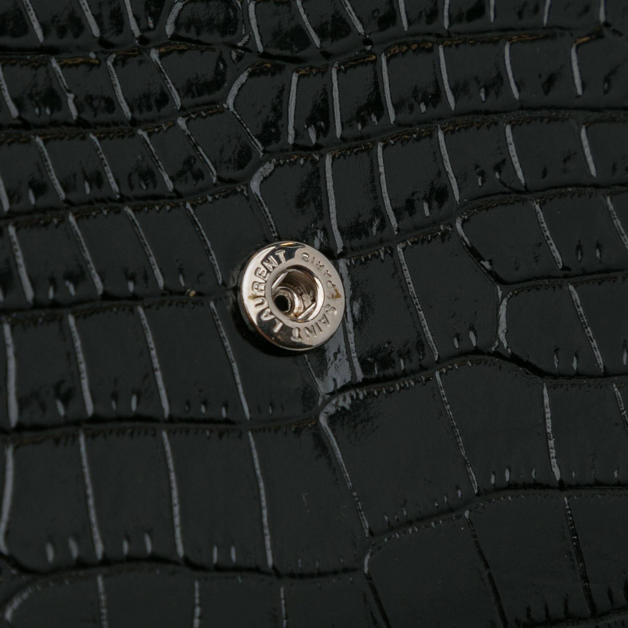 Saint Laurent Embossed Uptown Crossbody Bag (SHG-NoRFgd)