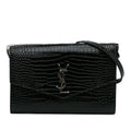Saint Laurent Embossed Uptown Crossbody Bag (SHG-NoRFgd)