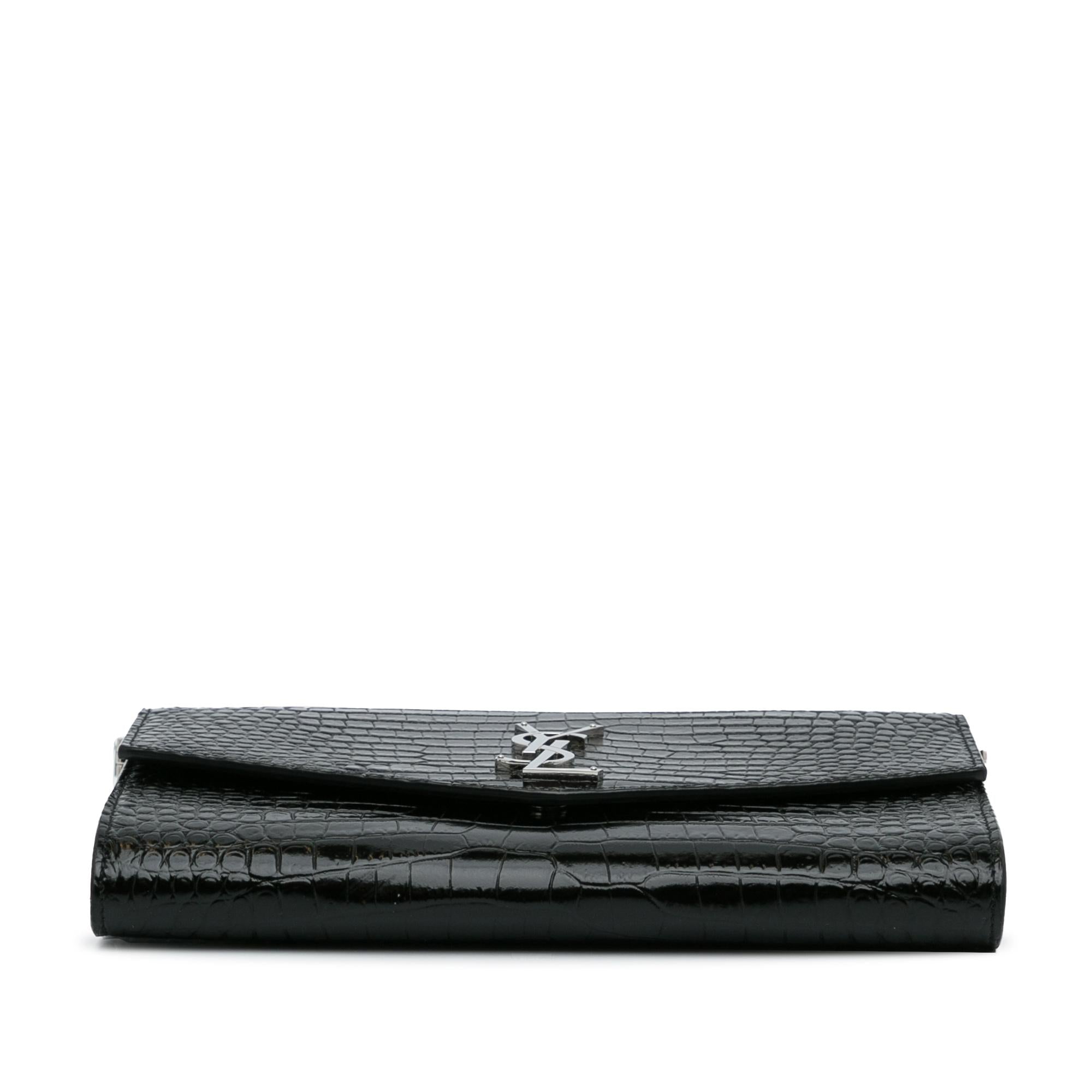 Saint Laurent Embossed Uptown Crossbody Bag (SHG-NoRFgd)