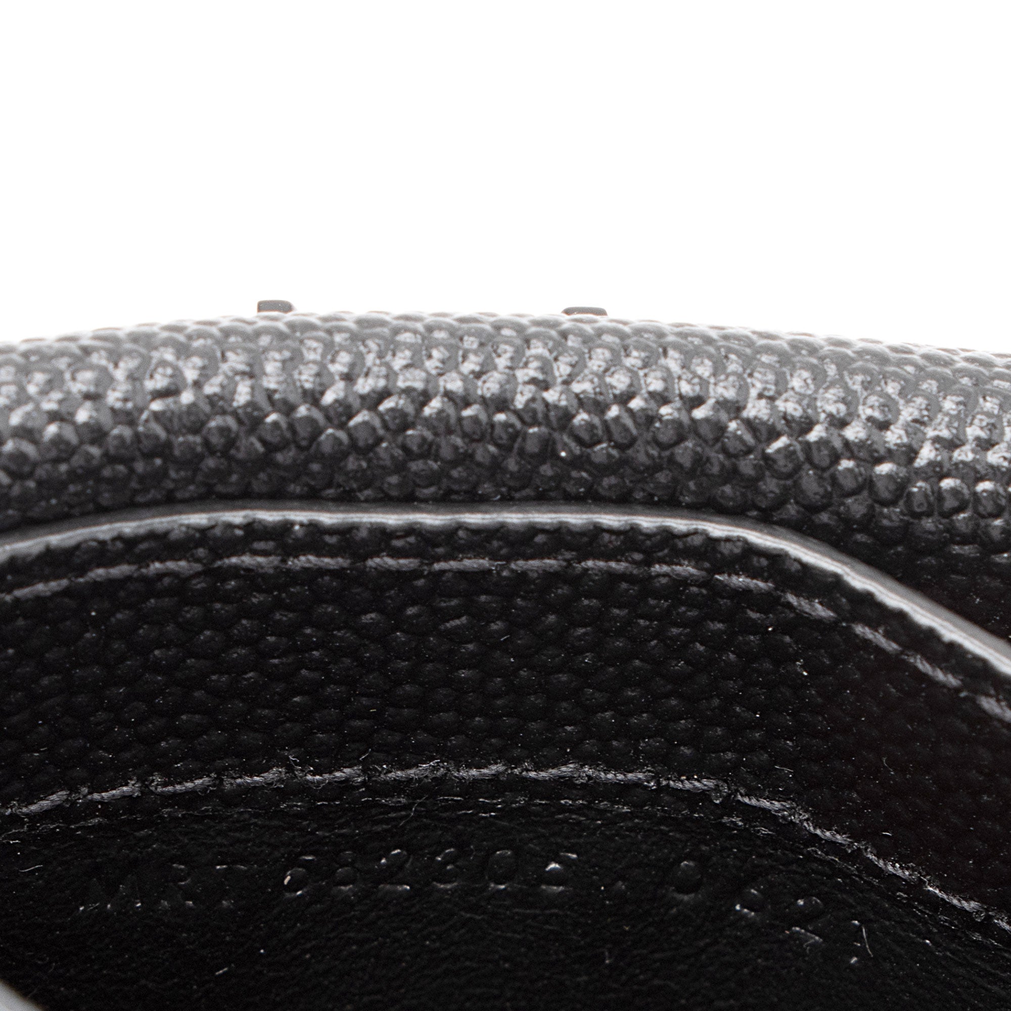 Saint Laurent Grain De Poudre Embossed Leather Uptown Card Case (SHF-cCTA04)